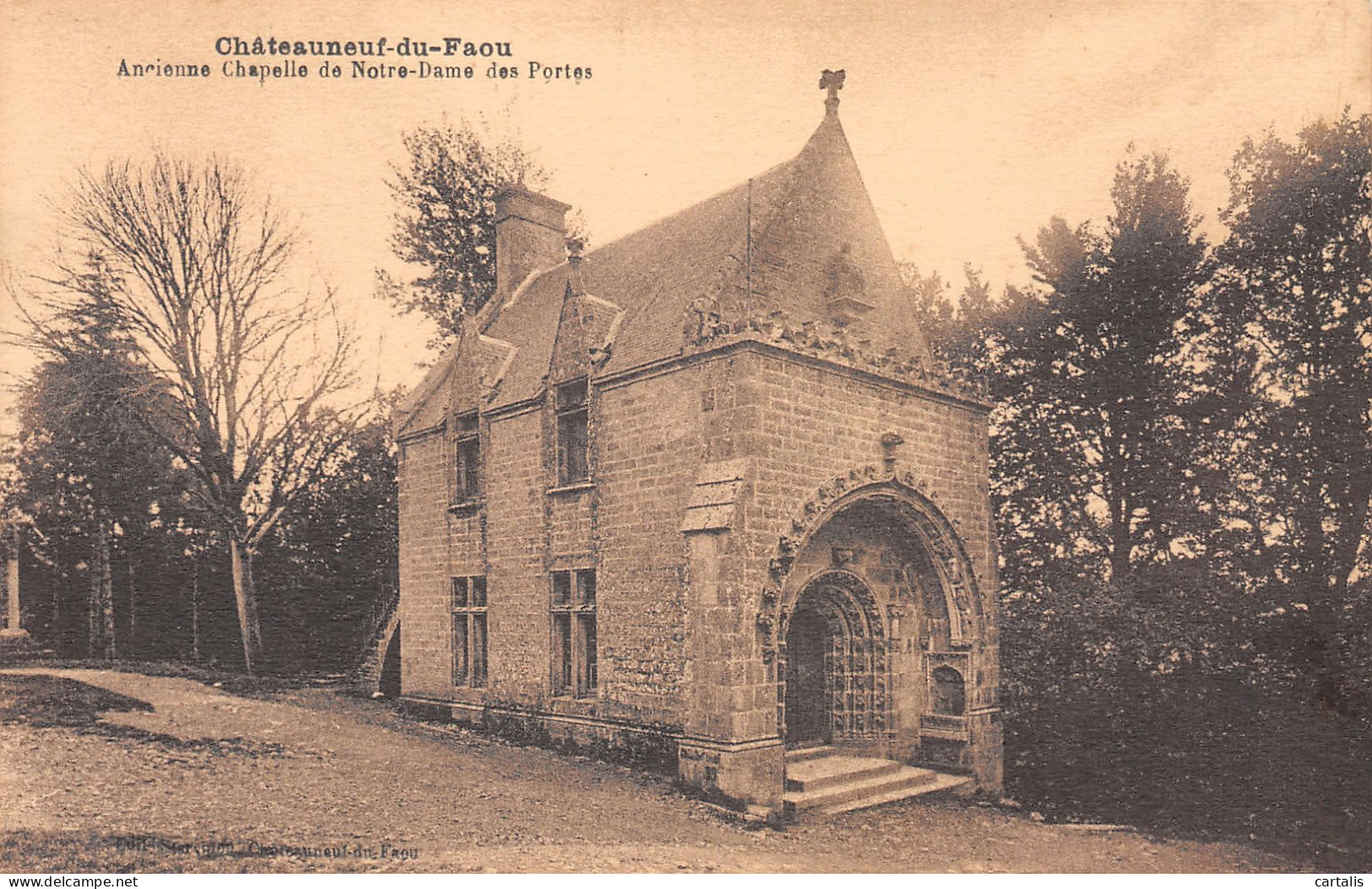 29-CHATEAUNEUF DU FAOU-N°3816-E/0107 - Châteauneuf-du-Faou