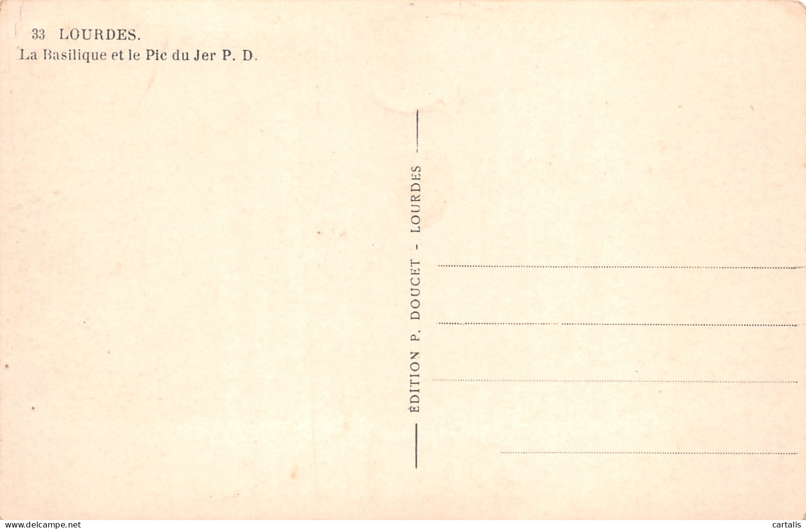 65-LOURDES-N°3816-E/0037 - Lourdes