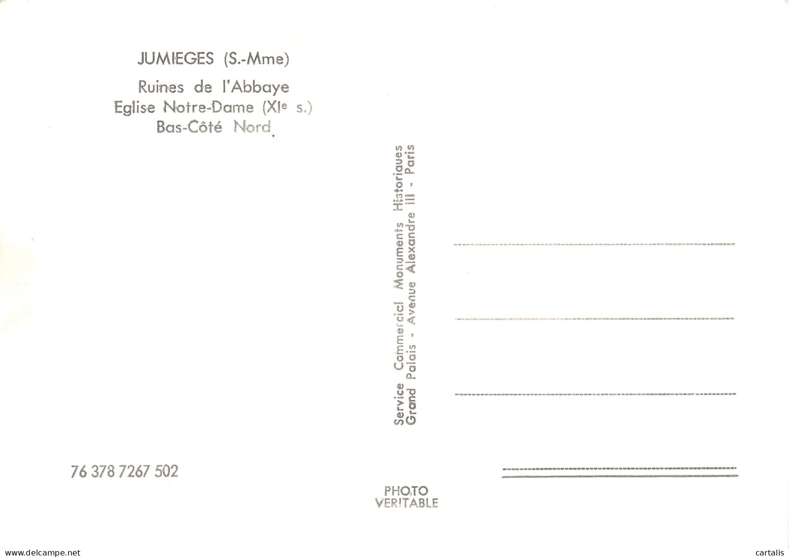 76-JUMIEGES-N°3816-D/0397 - Jumieges