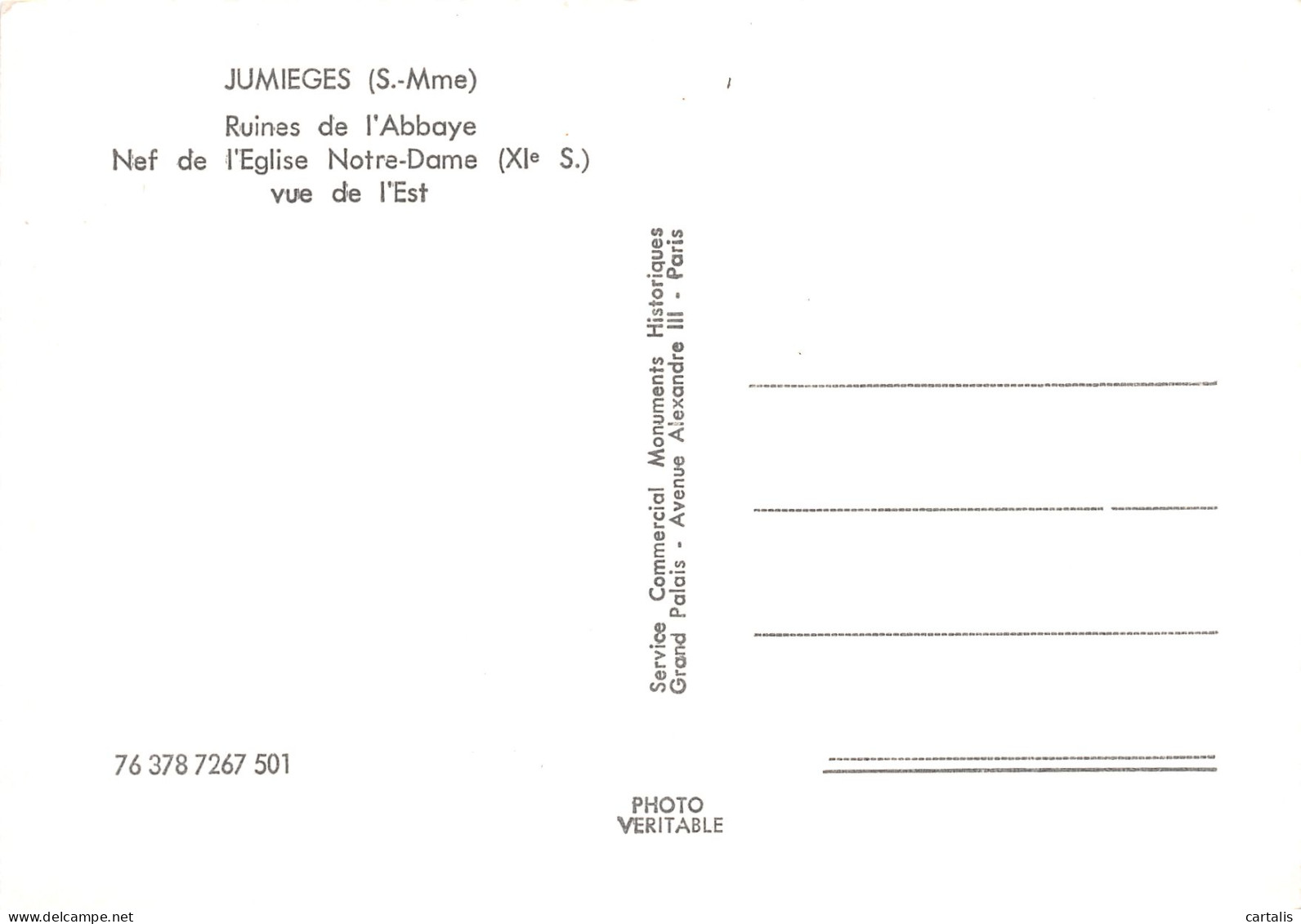 76-JUMIEGES-N°3816-D/0395 - Jumieges