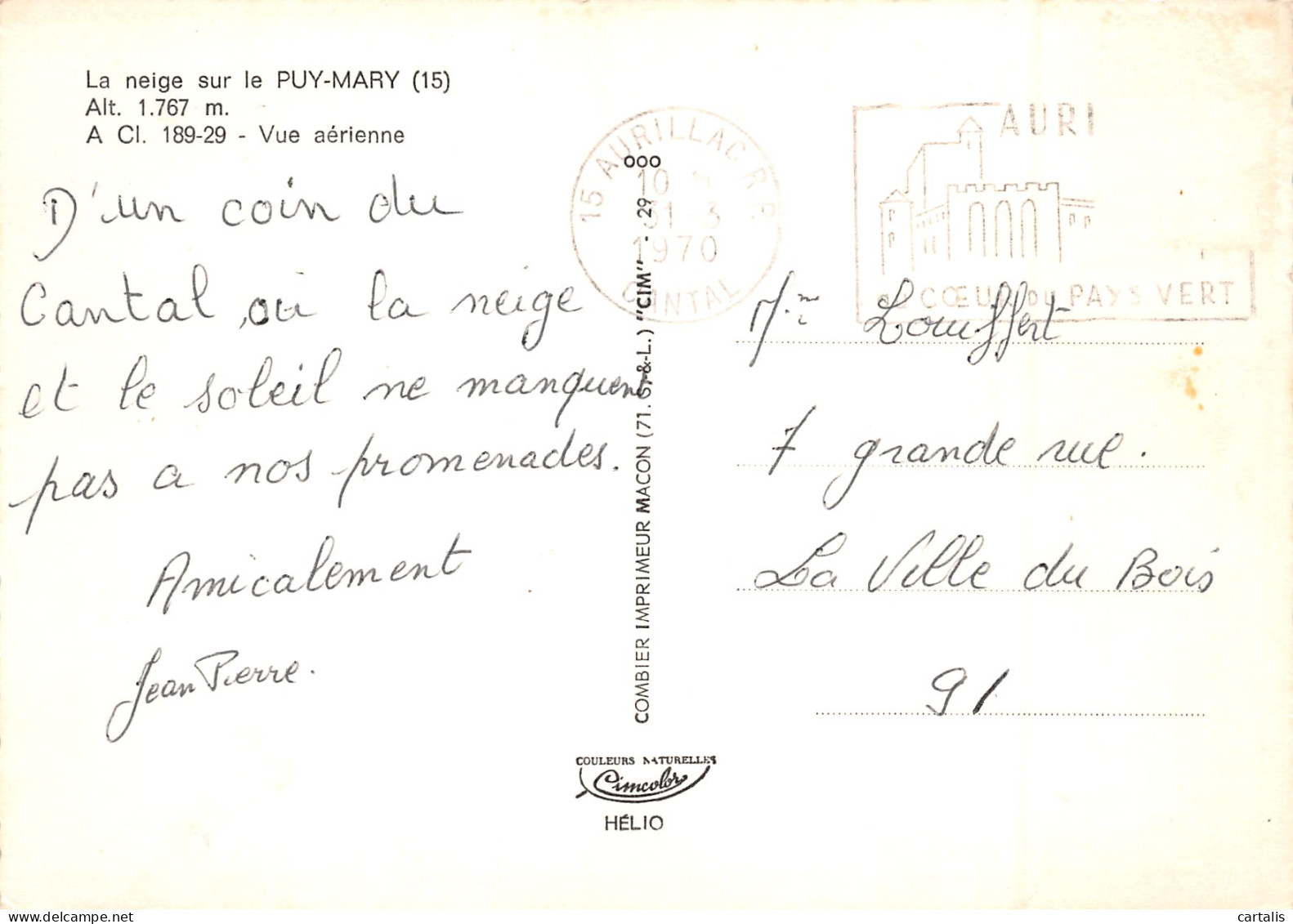 15-PUY MARY-N°3816-D/0267 - Other & Unclassified