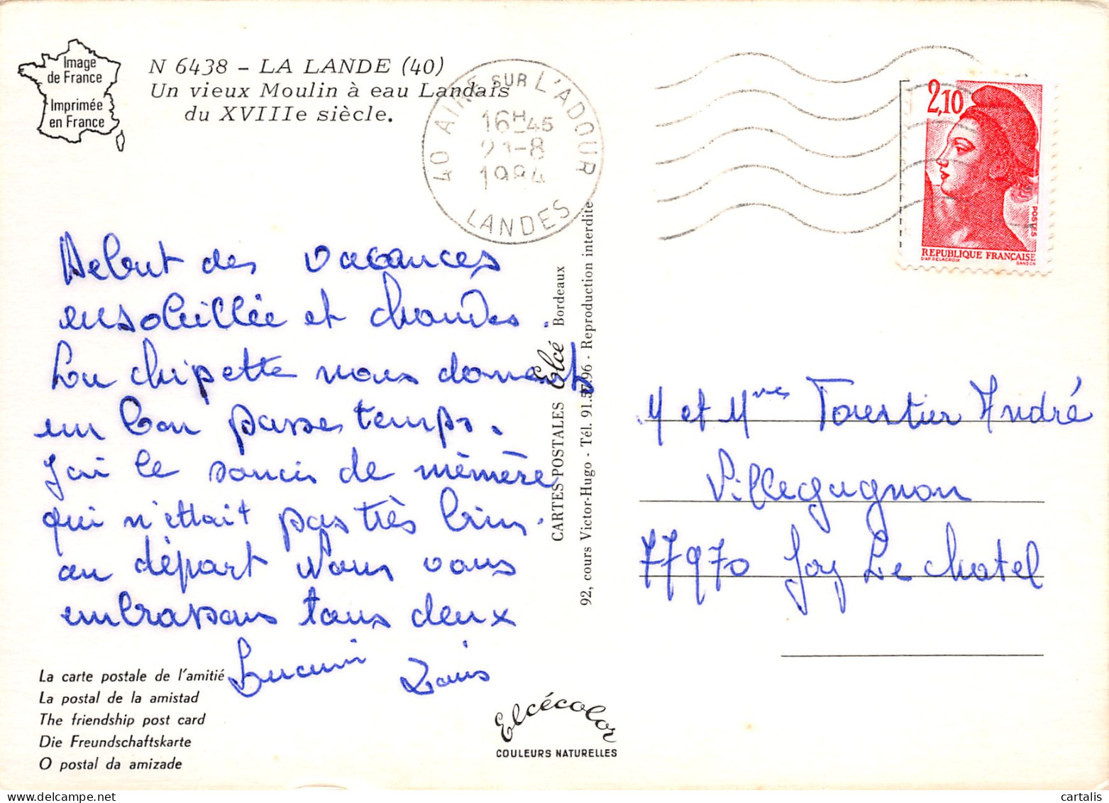 40-LA LANDE-N°3817-C/0329 - Andere & Zonder Classificatie