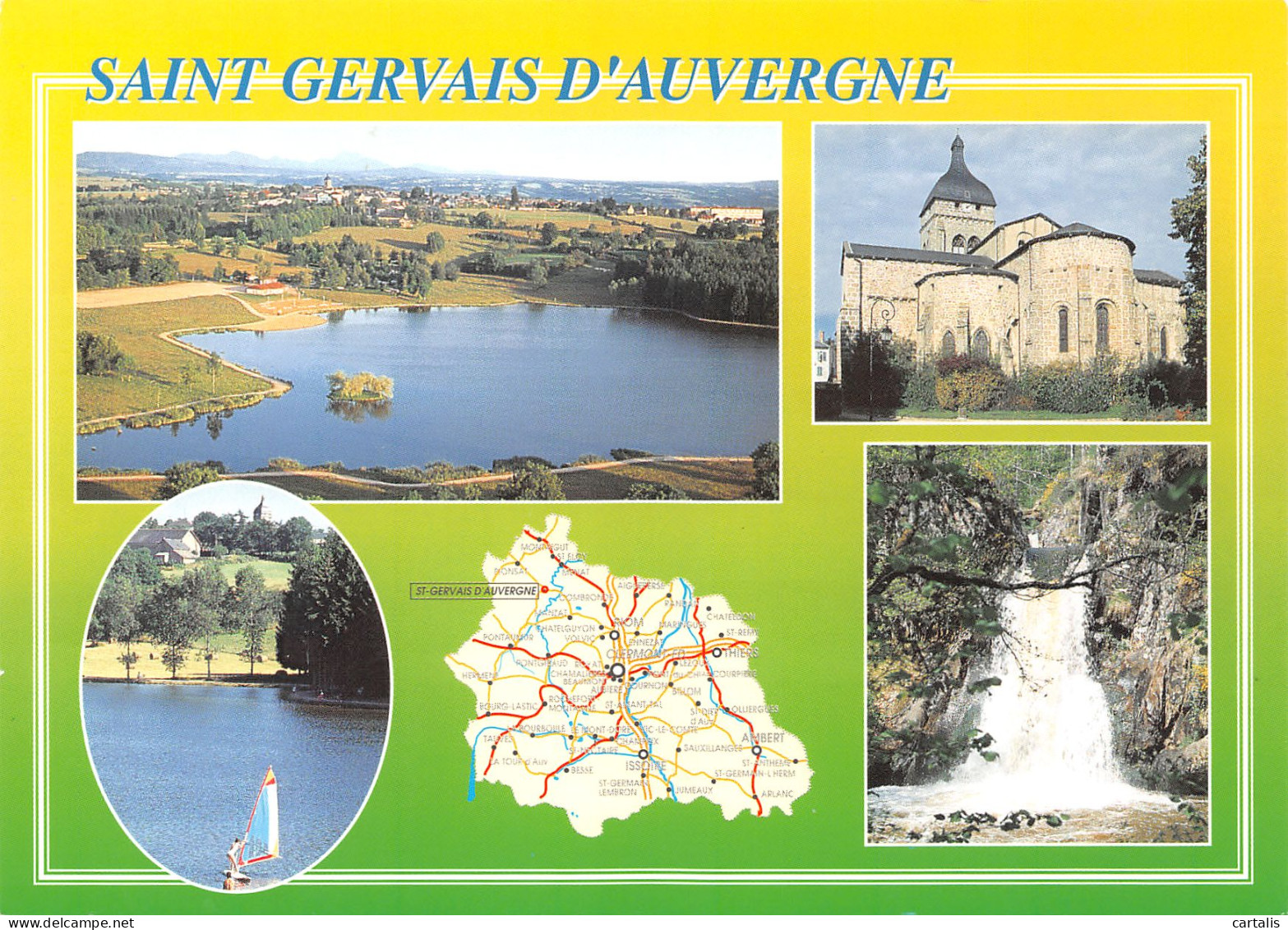 63-SAINT GERVAIS D AUVERGNE-N°3817-C/0181 - Saint Gervais D'Auvergne