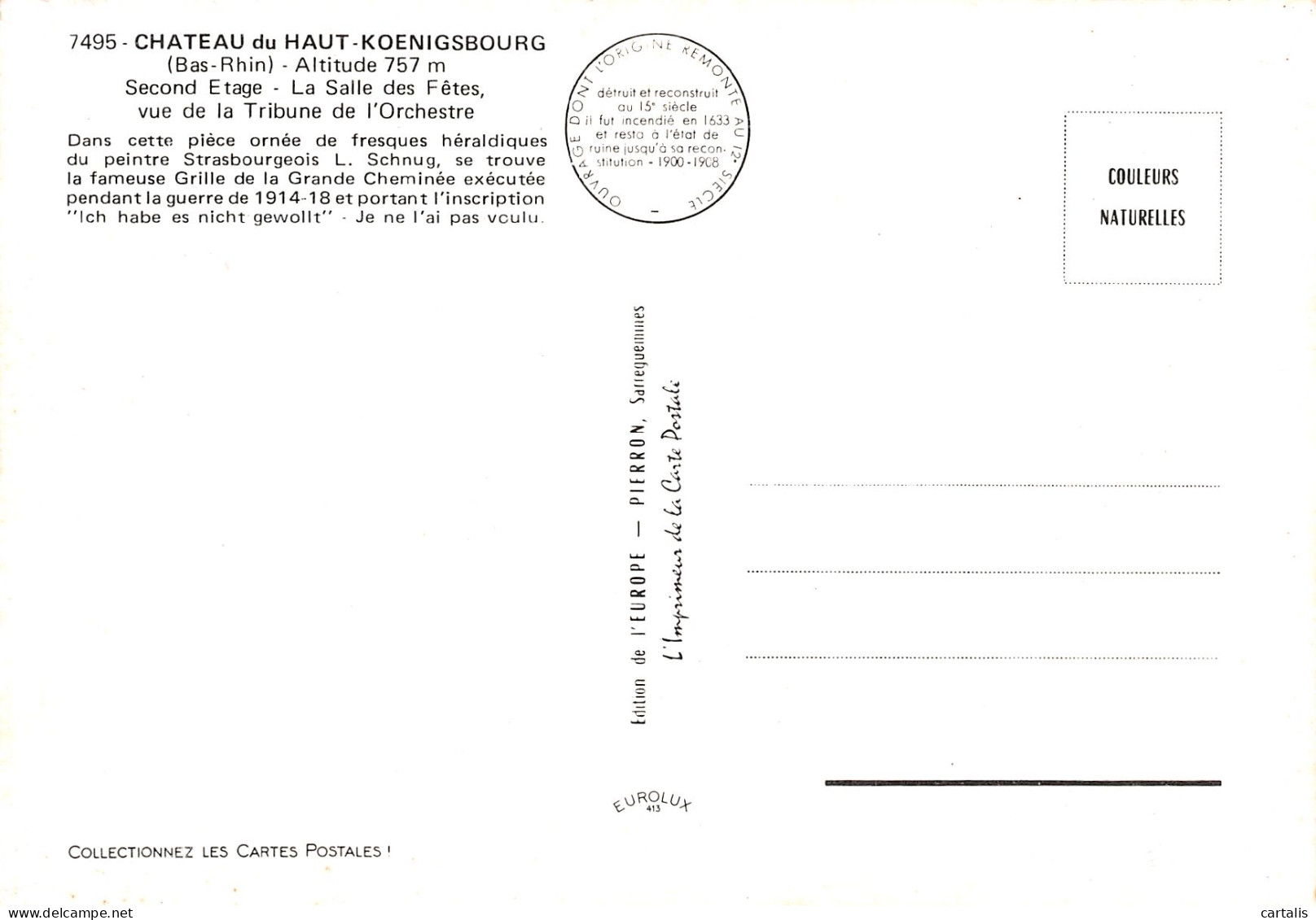 67-HAUT KOENIGSBOURG-N°3817-C/0109 - Other & Unclassified