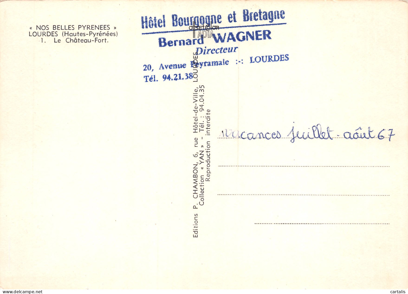 65-LOURDES-N°3817-B/0069 - Lourdes