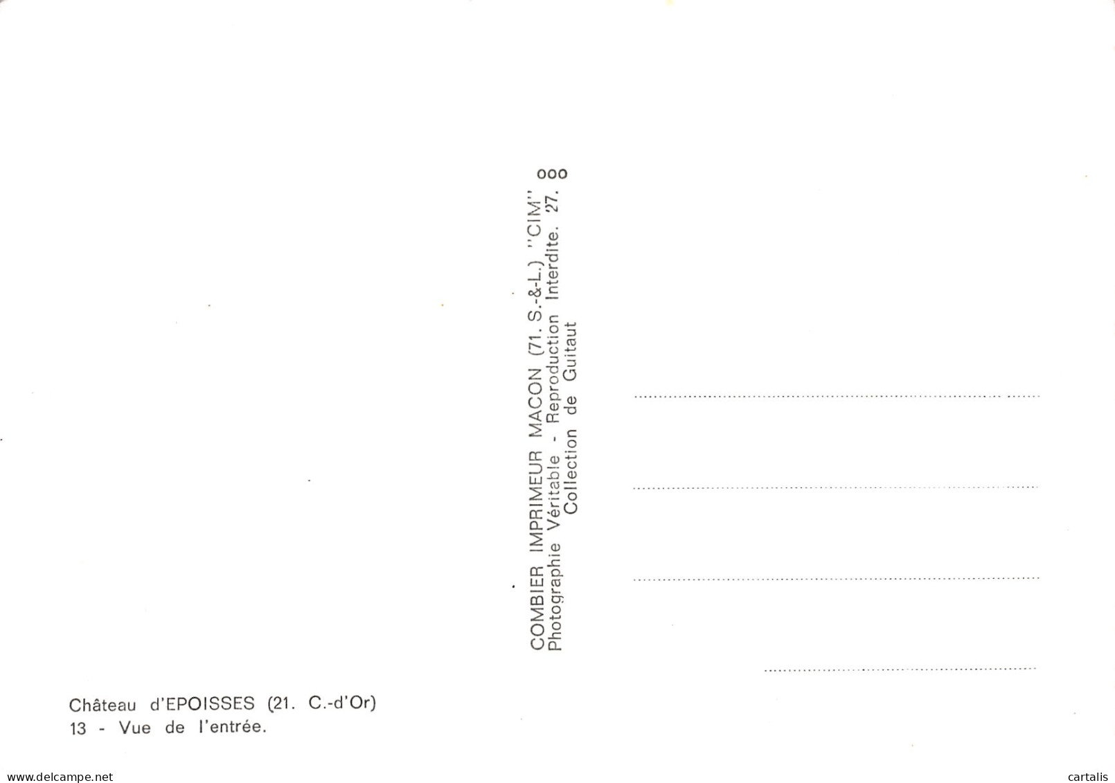 21-EPOISSES-N°3817-B/0051 - Sonstige & Ohne Zuordnung