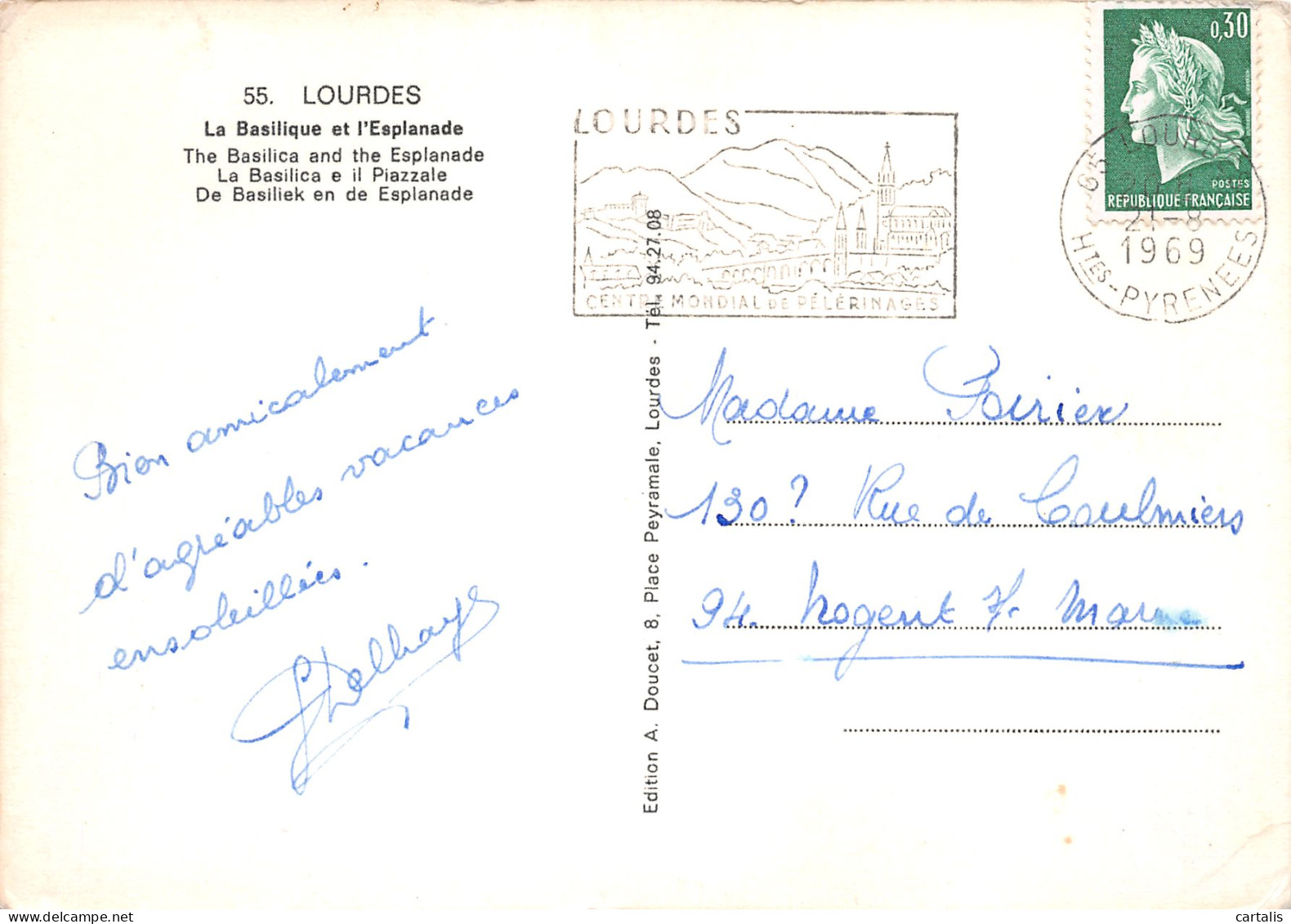 65-LOURDES-N°3817-B/0011 - Lourdes