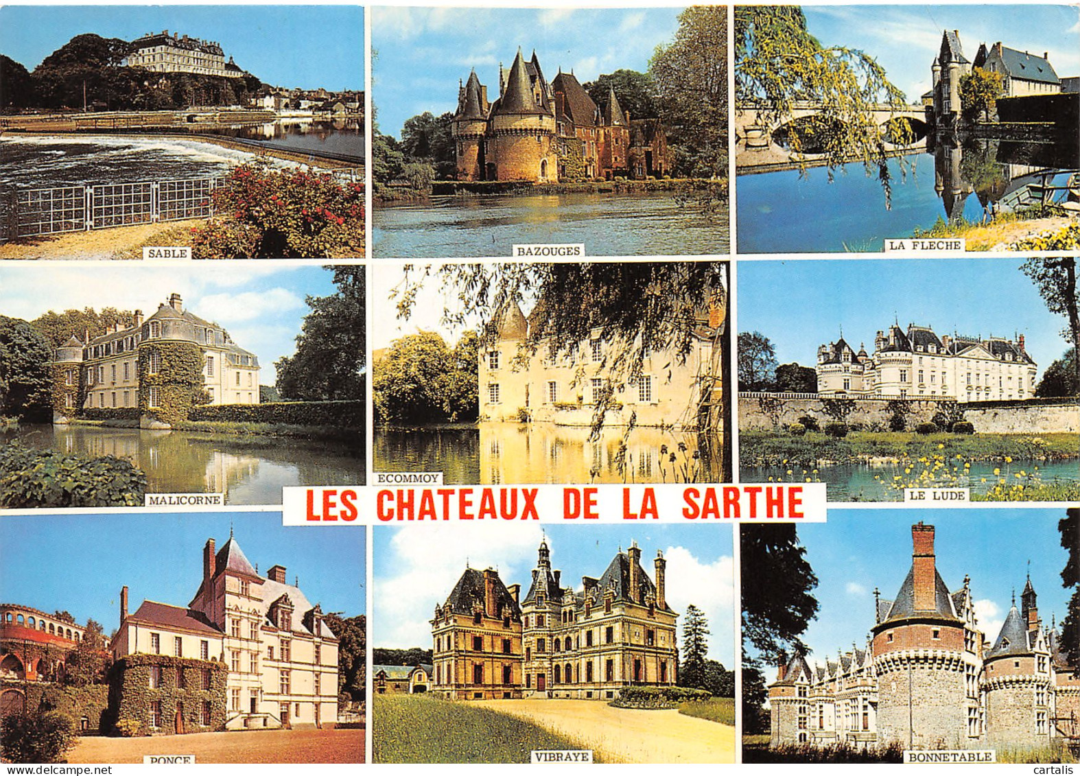 72-LES CHATEAUX DE LA SARTHE-N°3818-A/0263 - Andere & Zonder Classificatie