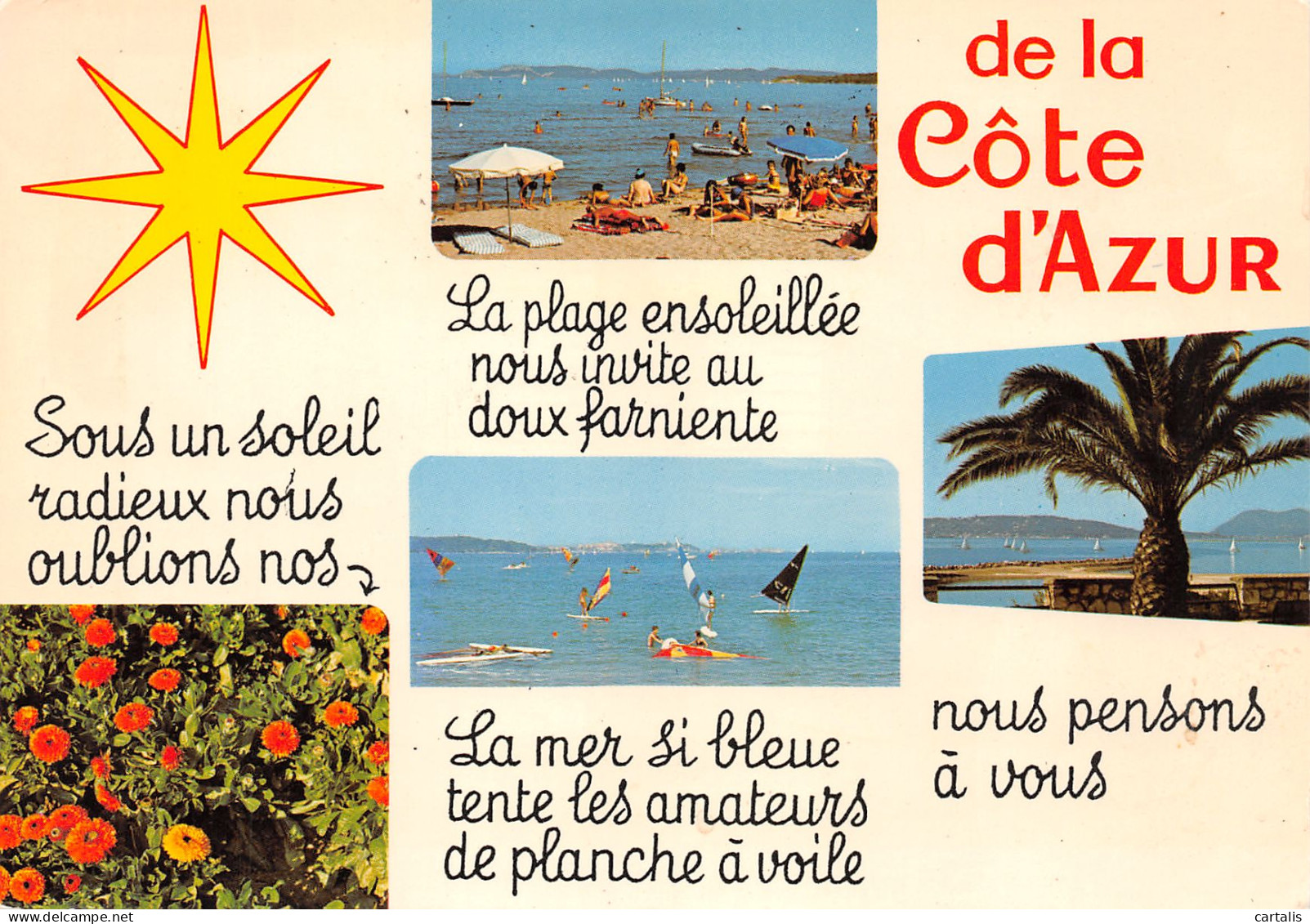 83-LA COTE D AZUR PAYSAGES-N°3818-A/0137 - Sonstige & Ohne Zuordnung