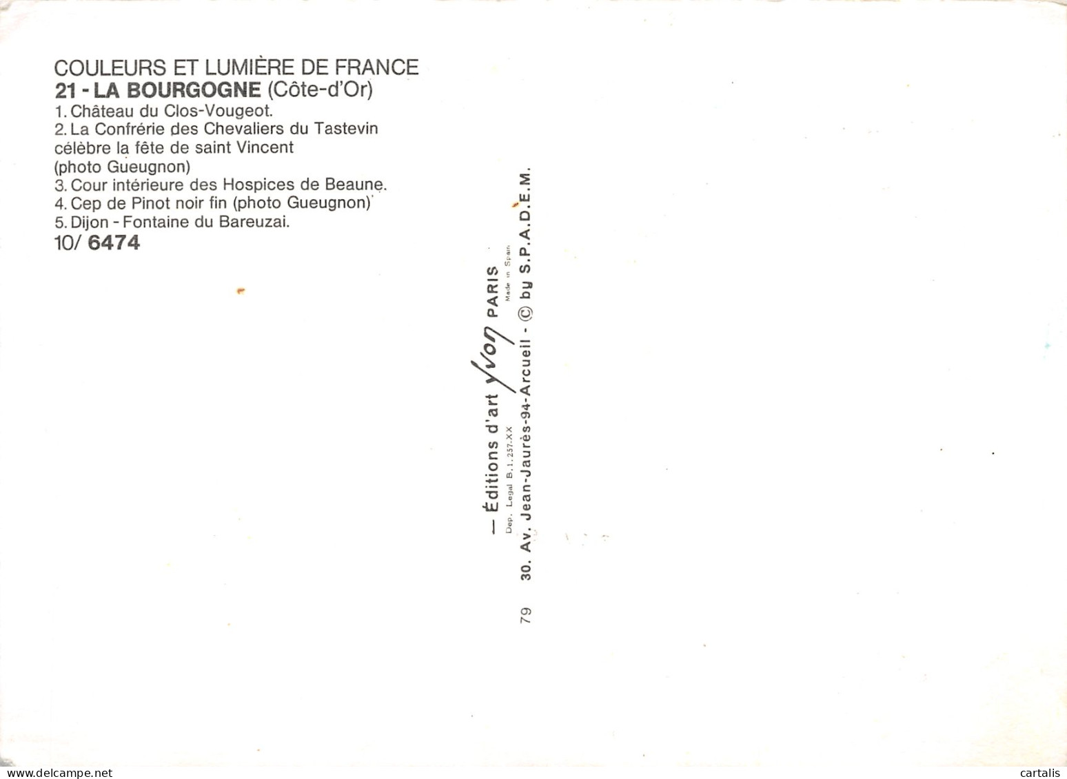 21-LA BOURGOGNE MULTI VUES-N°3818-A/0053 - Andere & Zonder Classificatie