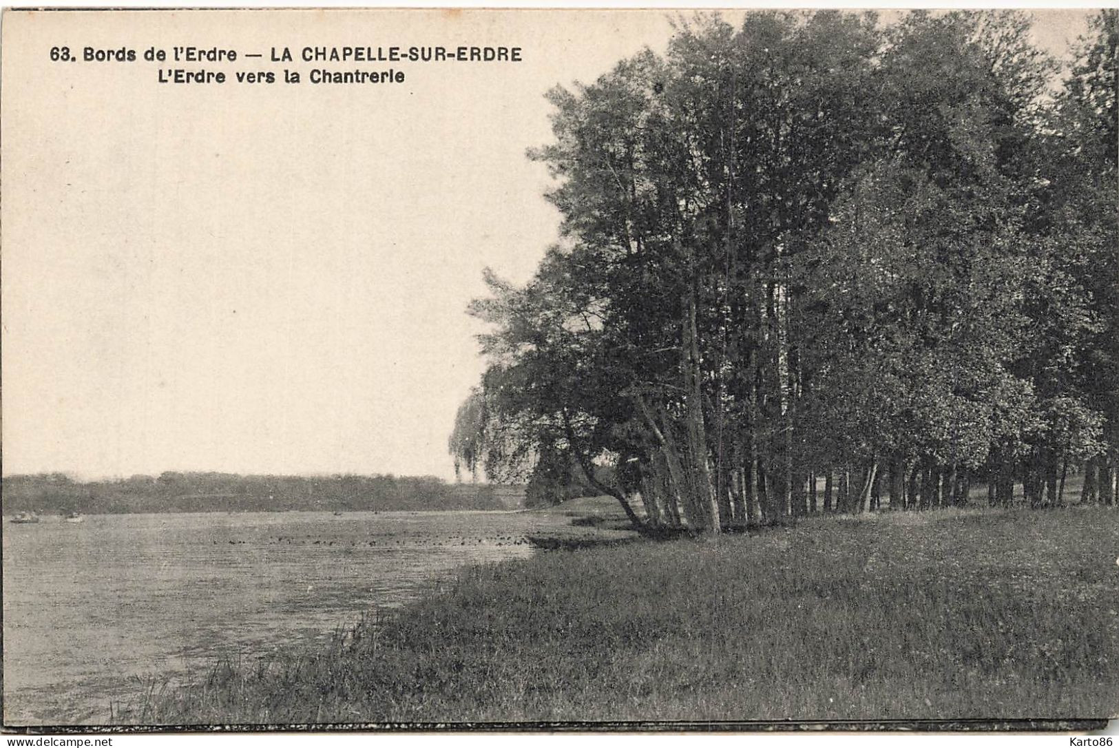 La Chapelle Sur Erdre * Les Bords De L'erdre N°63 * L'erdre Vers La Chantrerie - Autres & Non Classés