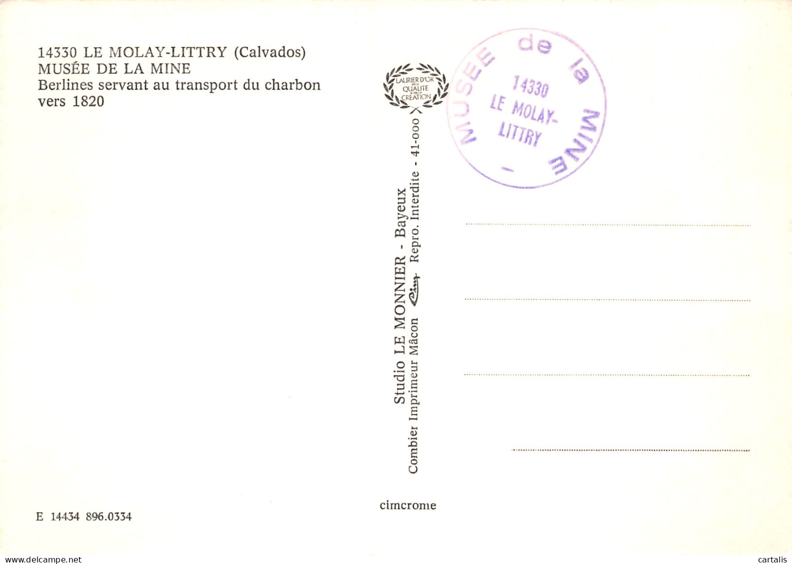 14-LE MOLAY LITTRY-N°3817-D/0389 - Other & Unclassified