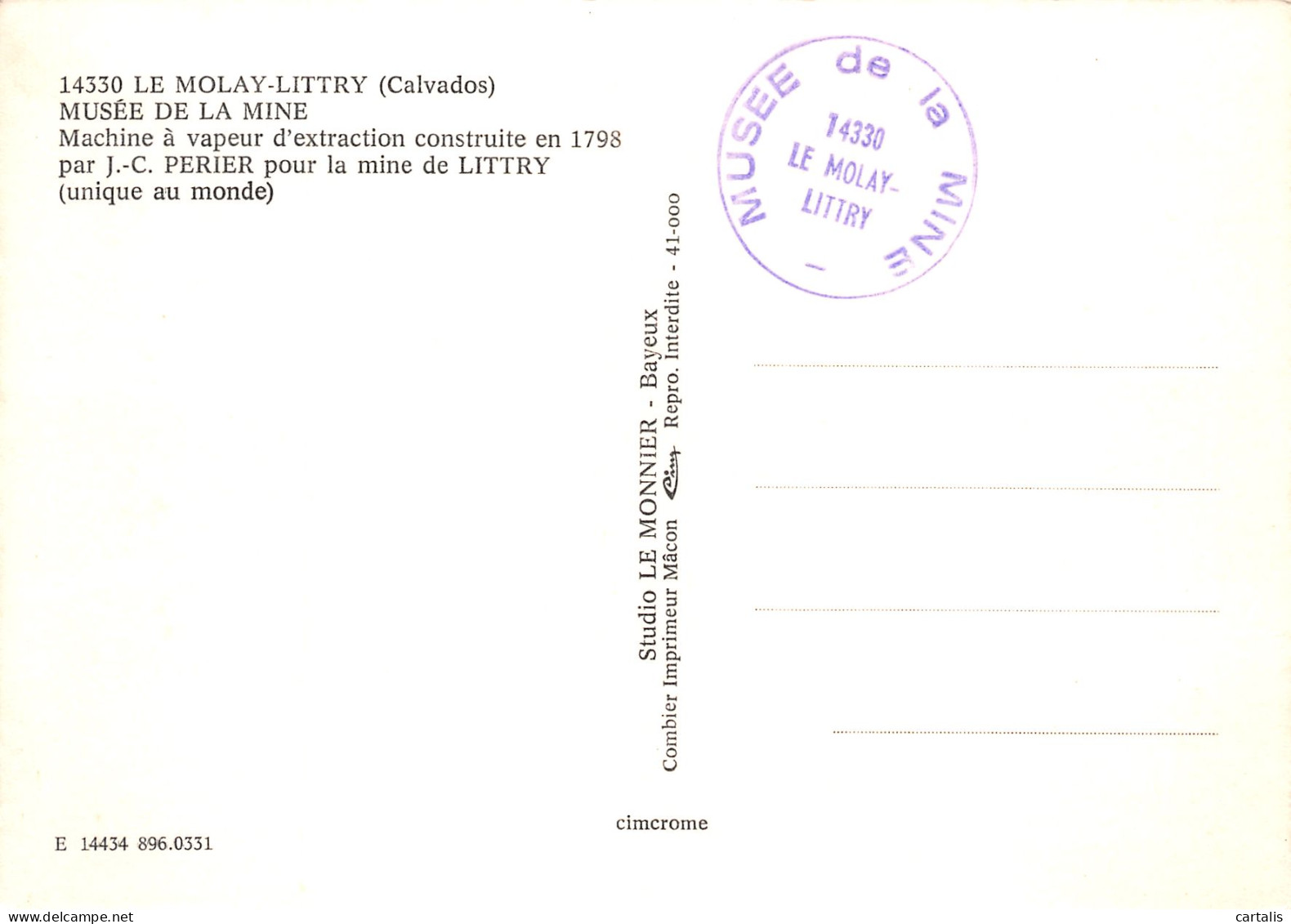 14-LE MOLAY LITTRY-N°3817-D/0387 - Andere & Zonder Classificatie