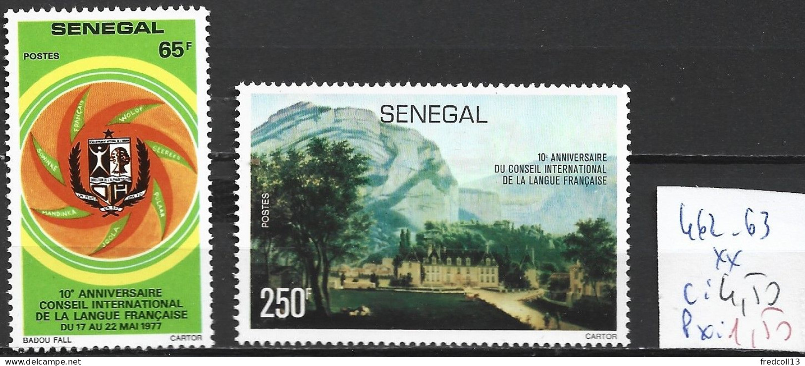 SENEGAL 462-63 ** Côte 4.50 € - Senegal (1960-...)