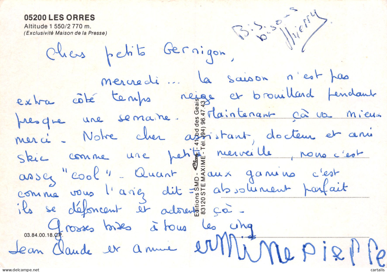 05-LES ORRES-N°3818-C/0099 - Other & Unclassified