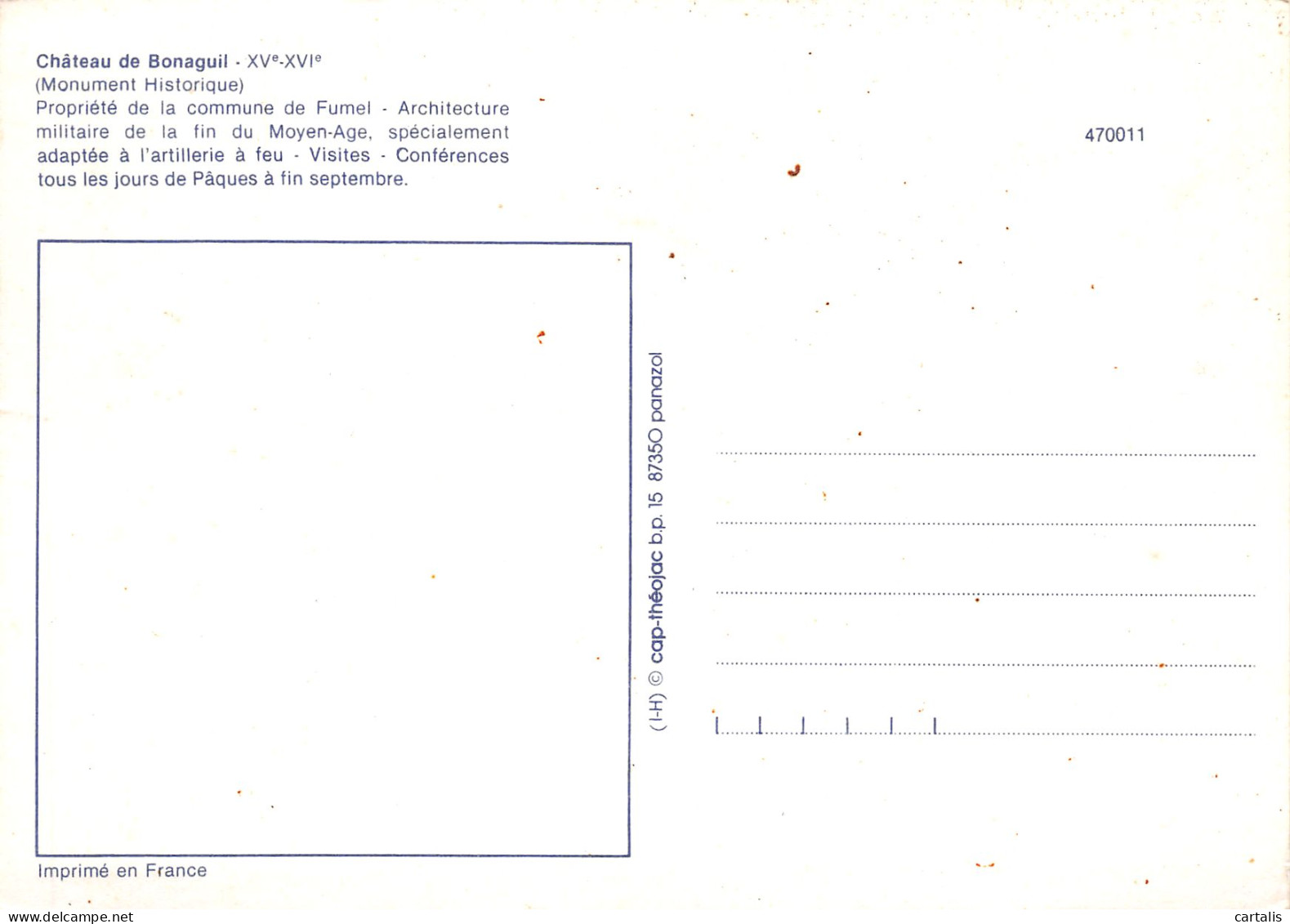 47-BONAGUIL-N°3818-B/0367 - Other & Unclassified