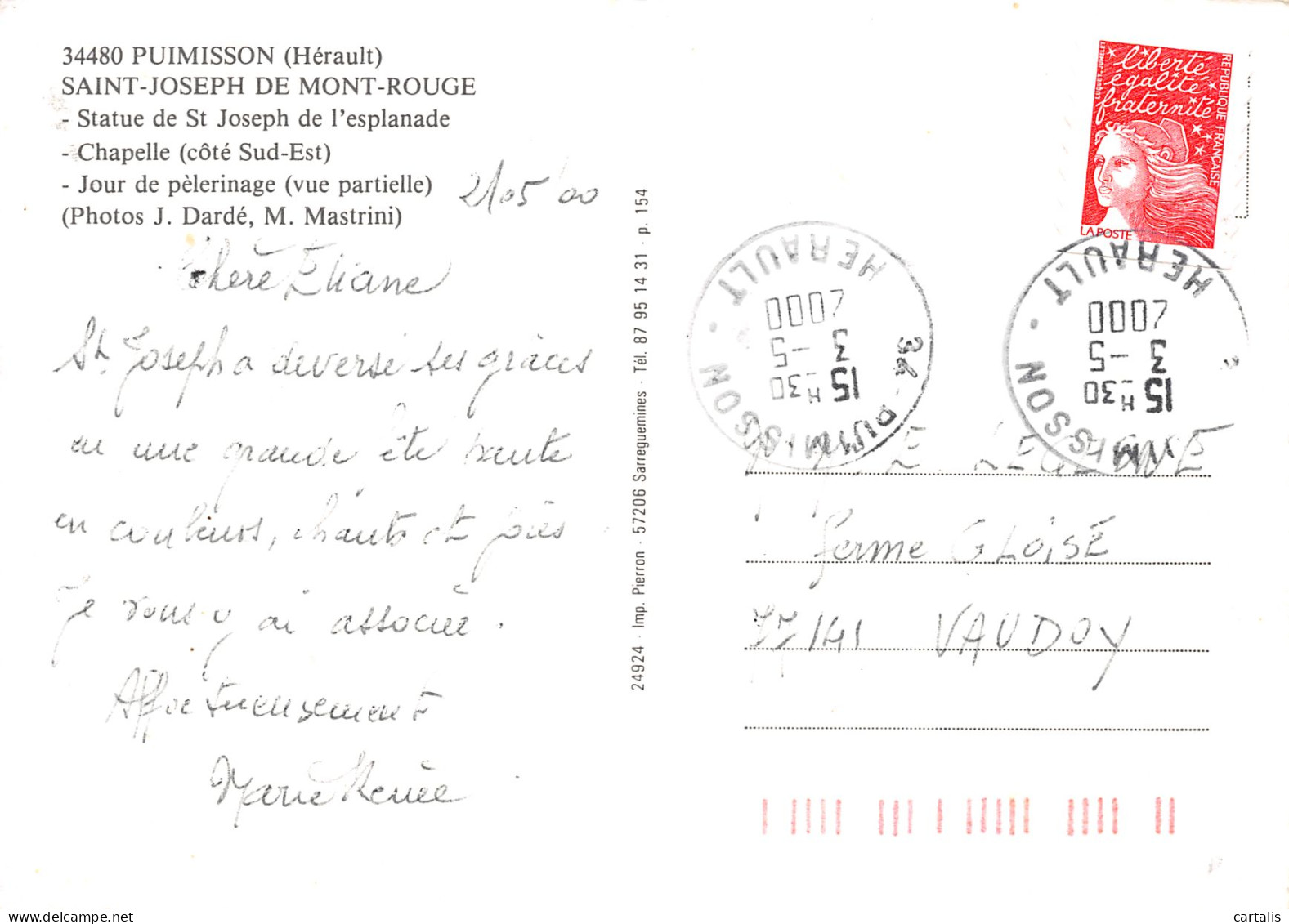 34-PUIMISSON-N°3818-B/0151 - Other & Unclassified