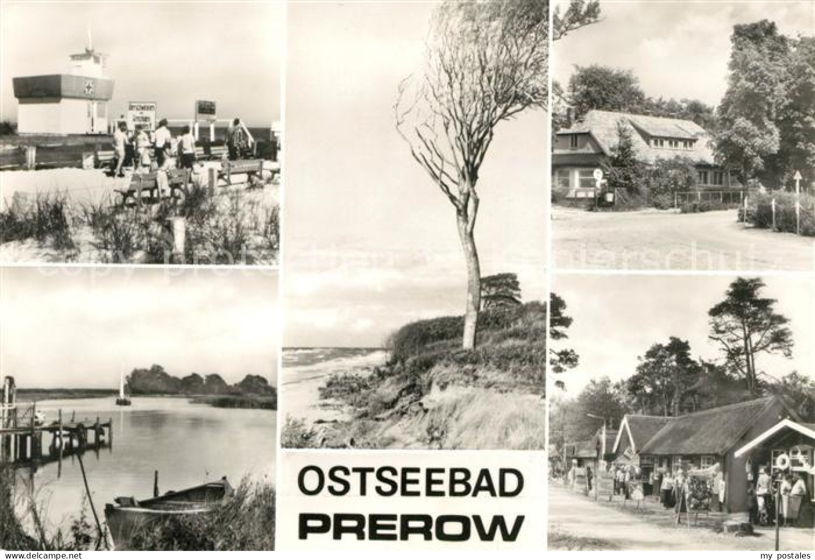 73027857 Prerow Ostseebad Hauptrettungsturm Weststrand Cafe Strandeck Ladenstras - Other & Unclassified