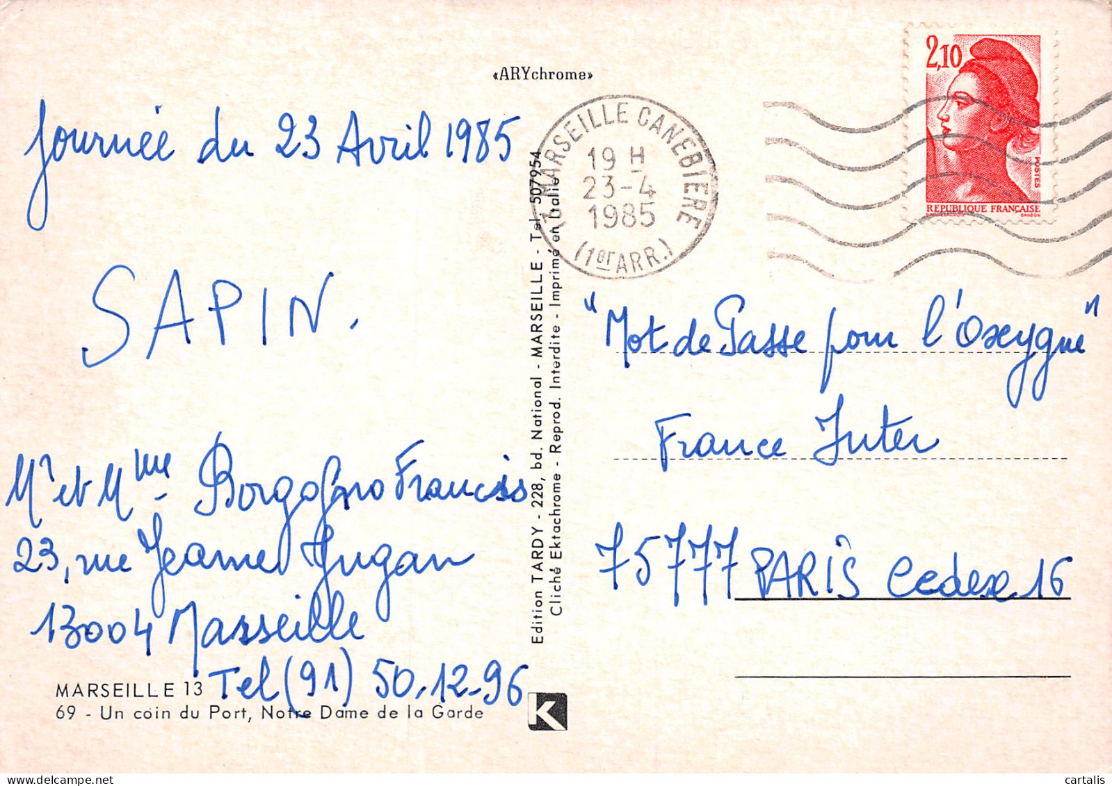 13-MARSEILLE-N°3819-A/0299 - Unclassified