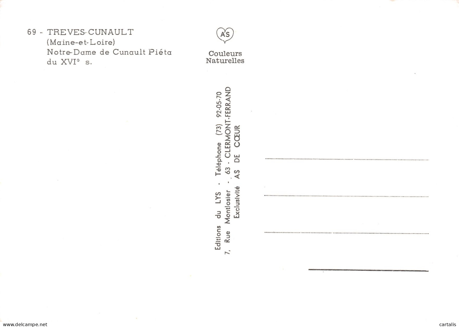 49-TREVES CUNAULT-N°3819-A/0021 - Other & Unclassified