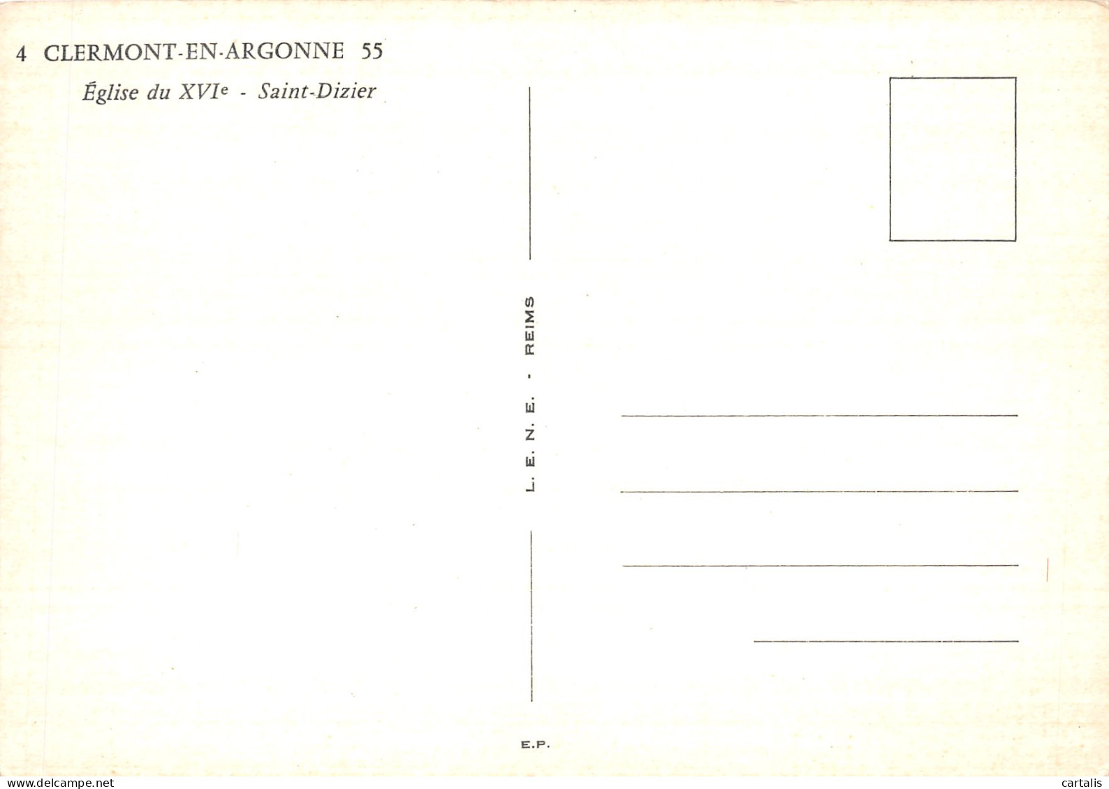 55-CLERMONT EN ARGONNE-N°3819-D/0051 - Clermont En Argonne