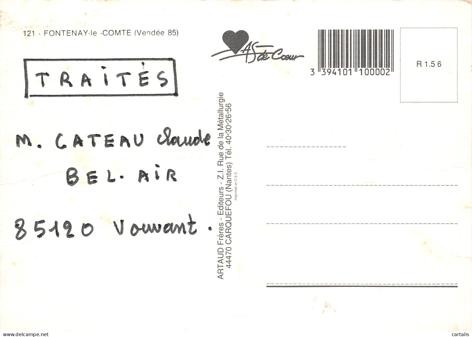 85-FONTENAY LE COMTE-N°3819-C/0215 - Fontenay Le Comte
