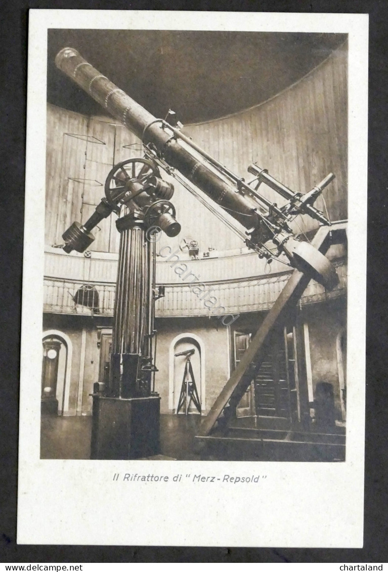 Cartolina Con Autografo Dell'astronomo Luigi Gabba - 1934 - Autres & Non Classés
