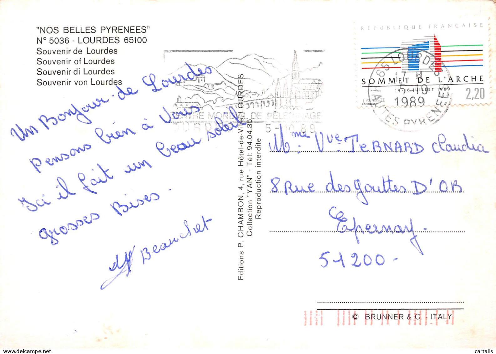 65-LOURDES-N°3820-A/0243 - Lourdes