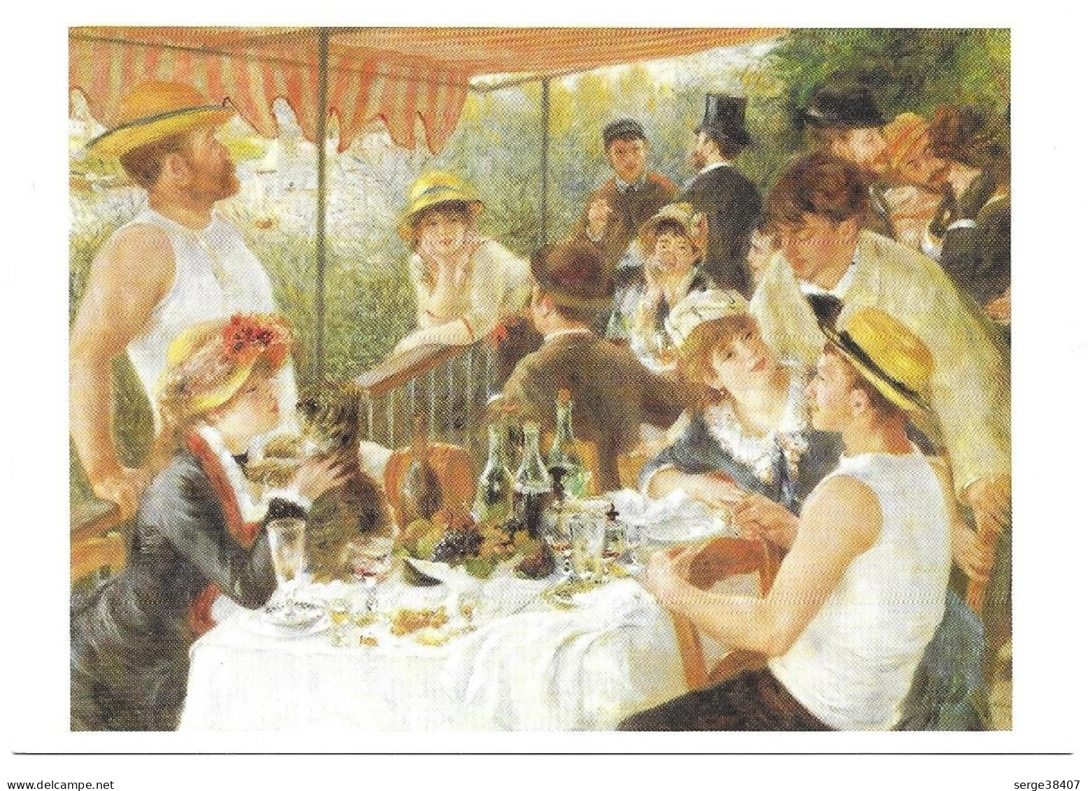 Renoir - Le Déjeuner Des Canotiers - 1880 # 10-20/5 - Peintures & Tableaux