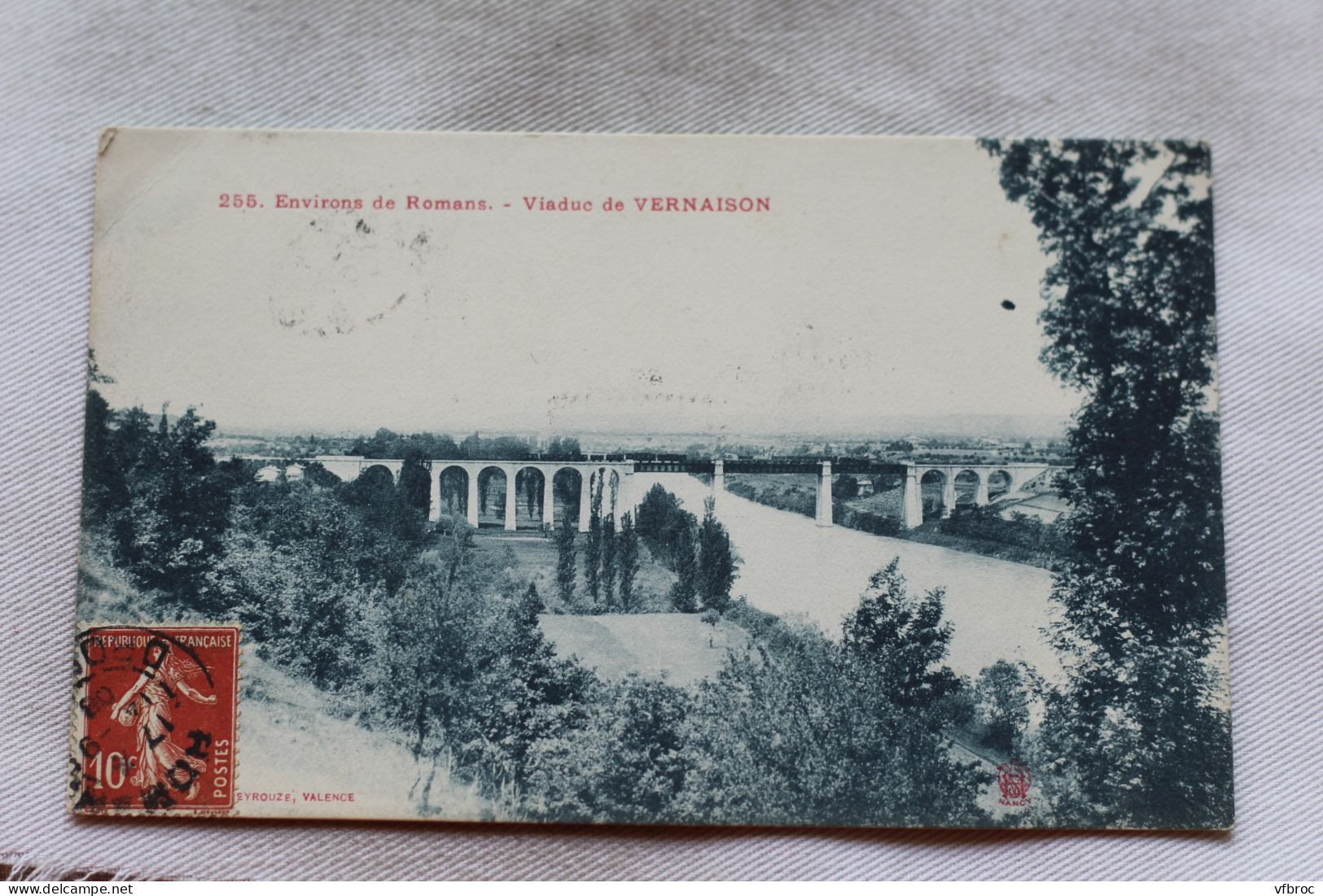 N673, Cpa 1908, Viaduc De Vernaison, Drôme 26 - Andere & Zonder Classificatie