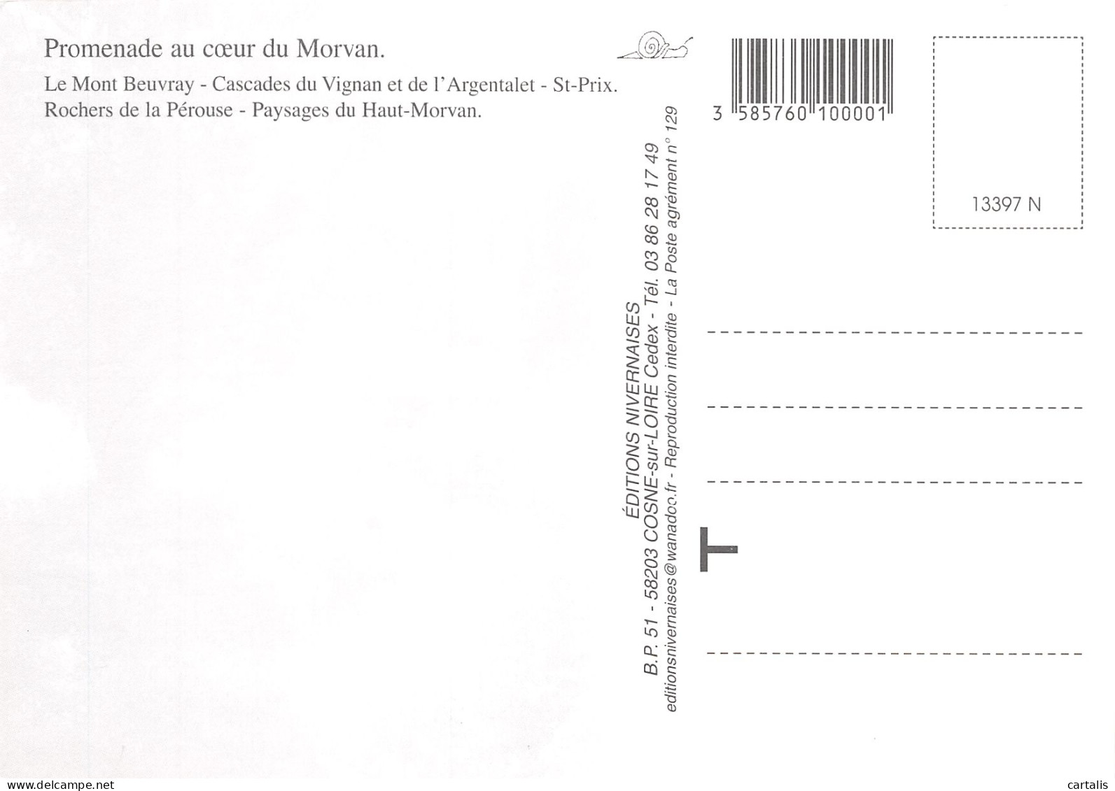 58-LE MORVAN MULTI VUES-N°3819-D/0375 - Autres & Non Classés