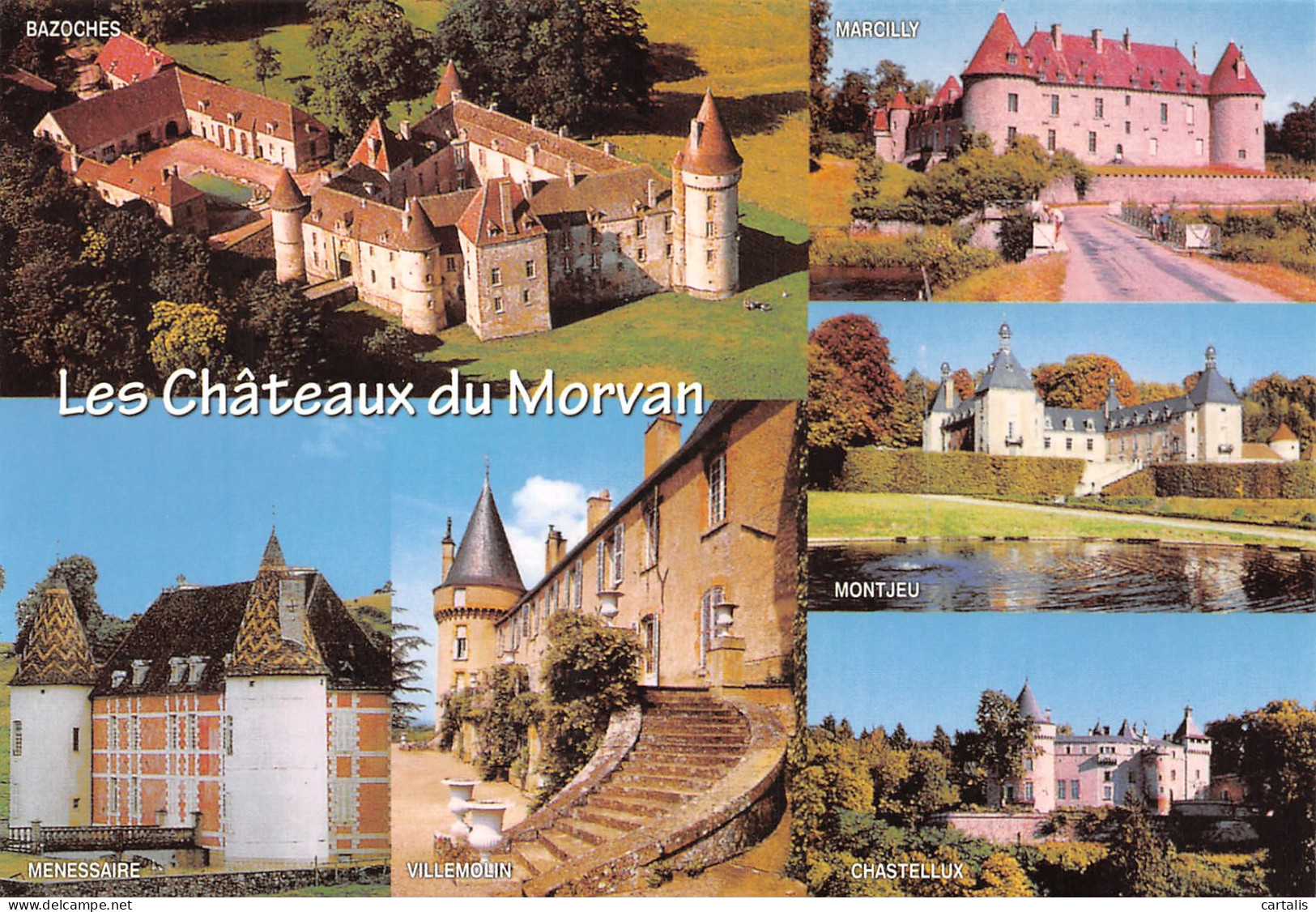 58-CHATEAUX DU MORVAN-N°3819-D/0361 - Other & Unclassified