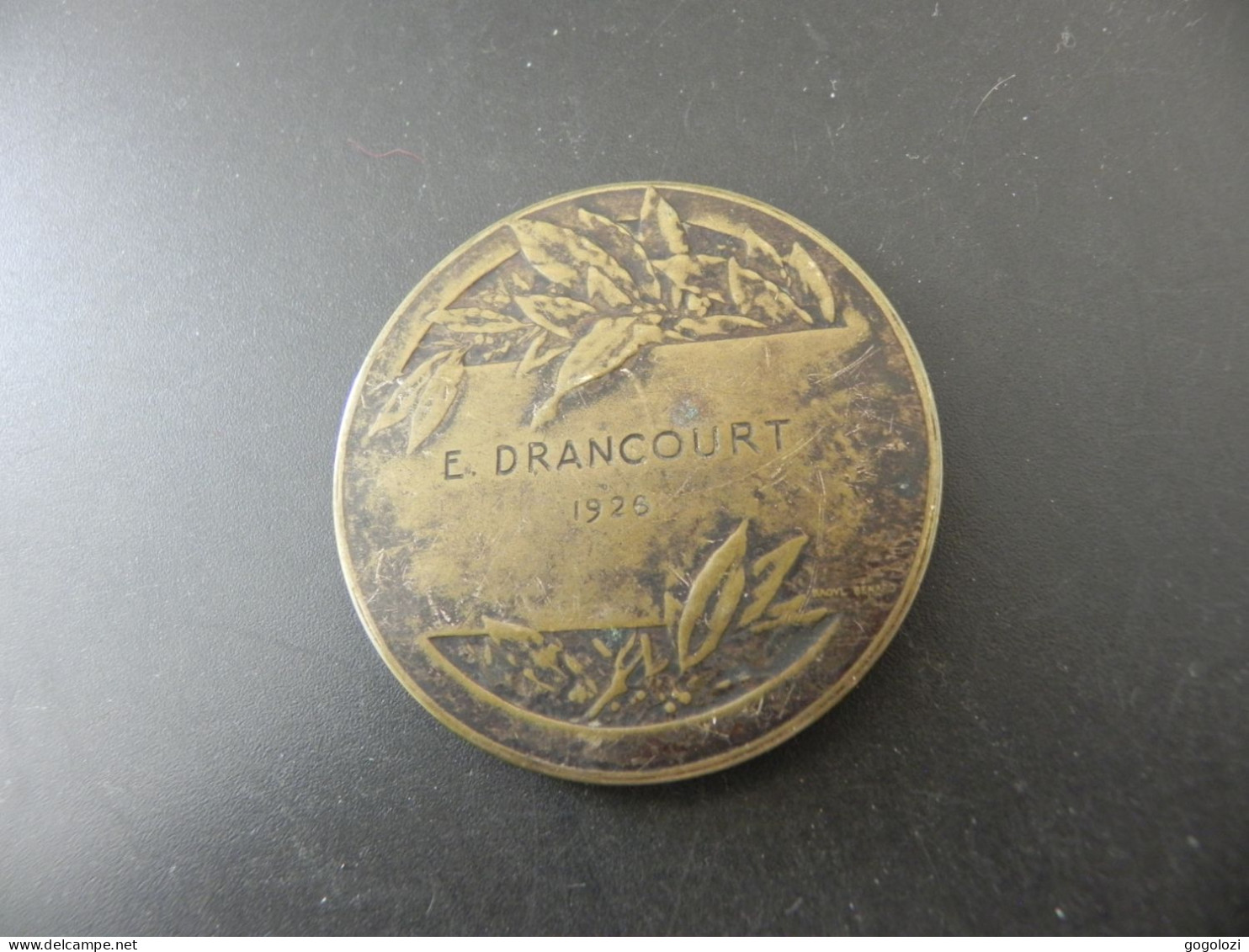 Medaille Medal - France Automobile Club Du Nord De La France 1926 - Otros & Sin Clasificación