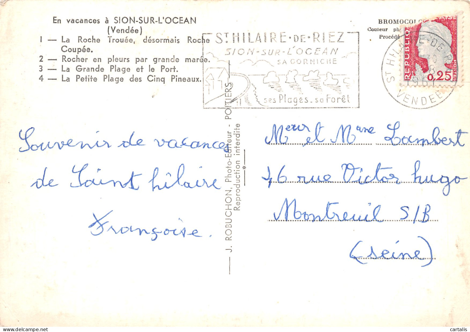 85-SION SUR L OCEAN-N°3820-D/0165 - Andere & Zonder Classificatie