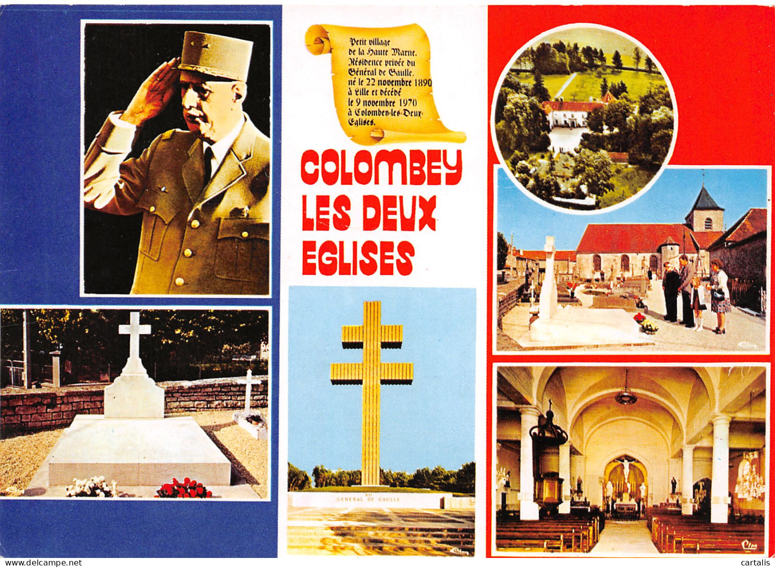 52-COLOMBEY LES DEUX EGLISES-N°3820-D/0091 - Colombey Les Deux Eglises