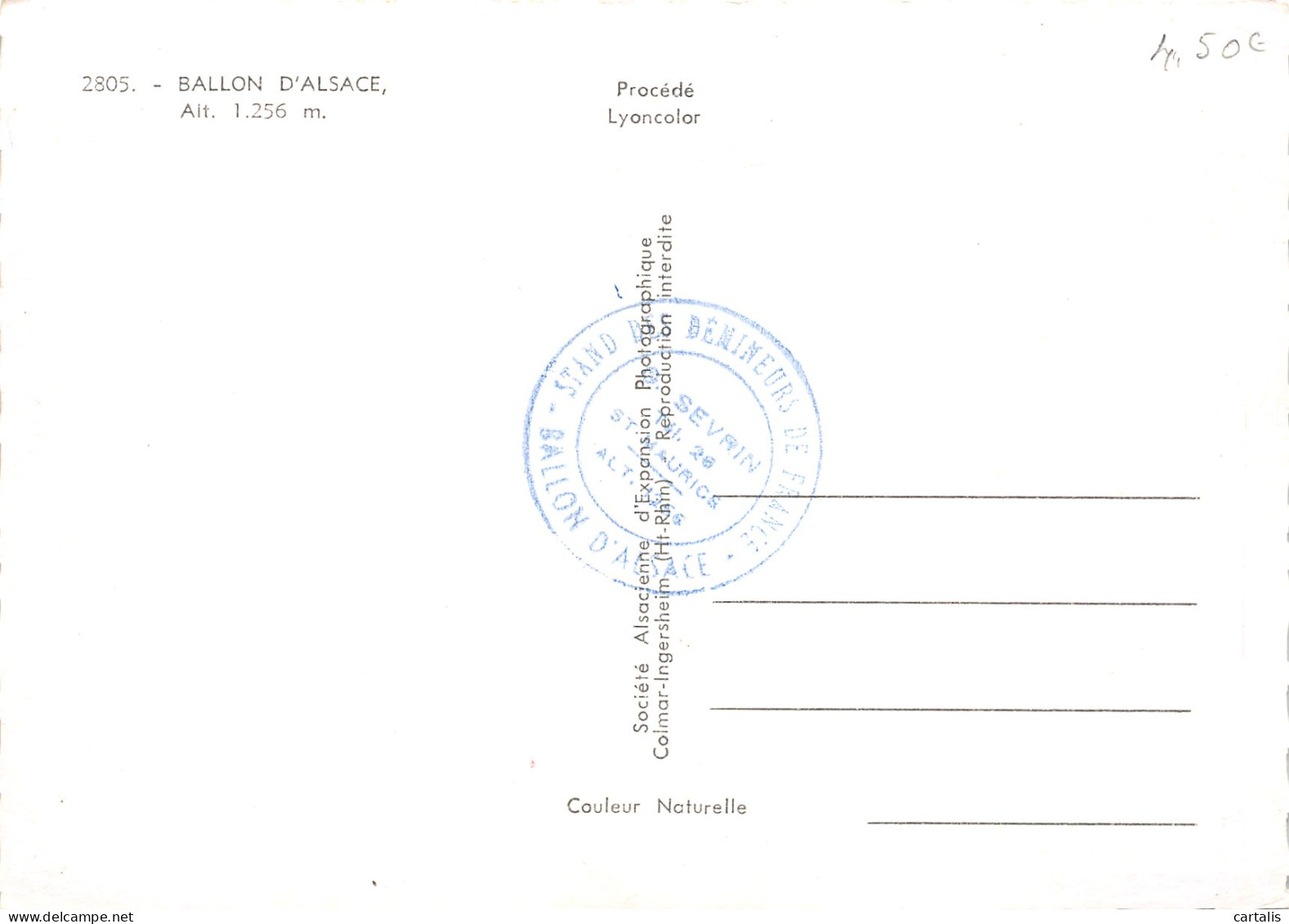 68-BALLON D ALSACE-N°3820-B/0187 - Other & Unclassified