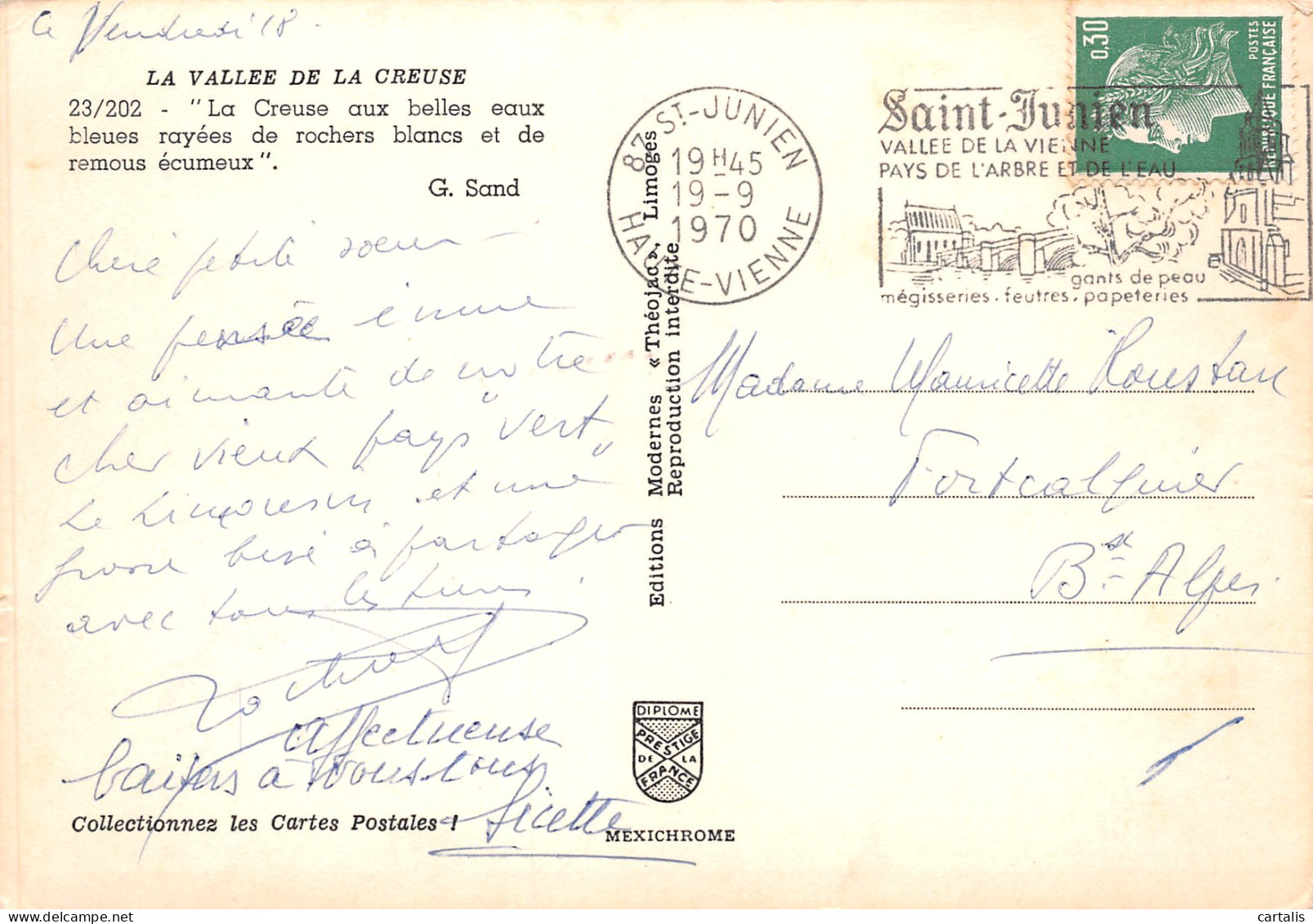 23-VALLEE DE LA CREUSE-N°3821-B/0105 - Other & Unclassified