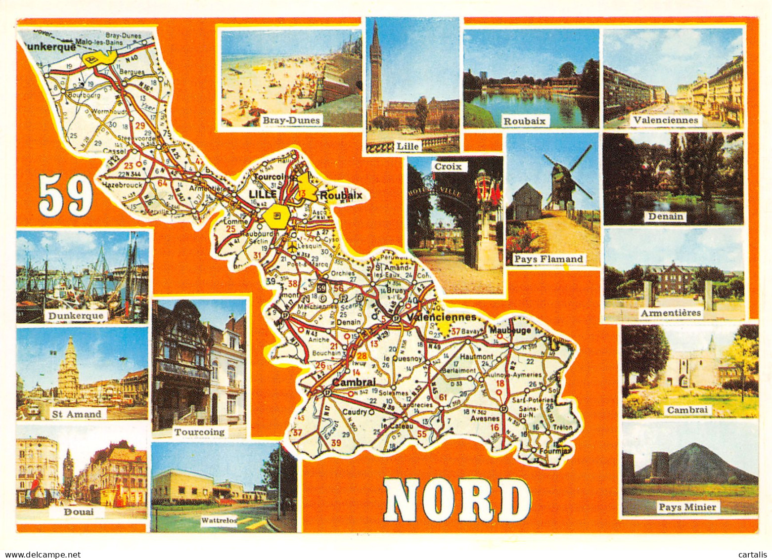 59-LE NORD MULTI VUES-N°3821-B/0087 - Autres & Non Classés