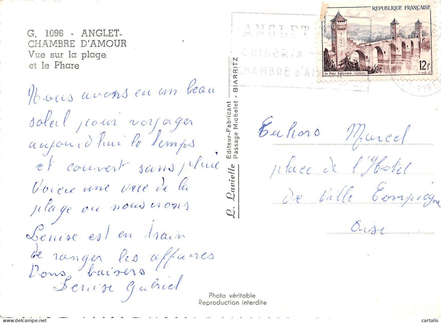 64-ANGLET-N°3821-A/0289 - Sonstige & Ohne Zuordnung