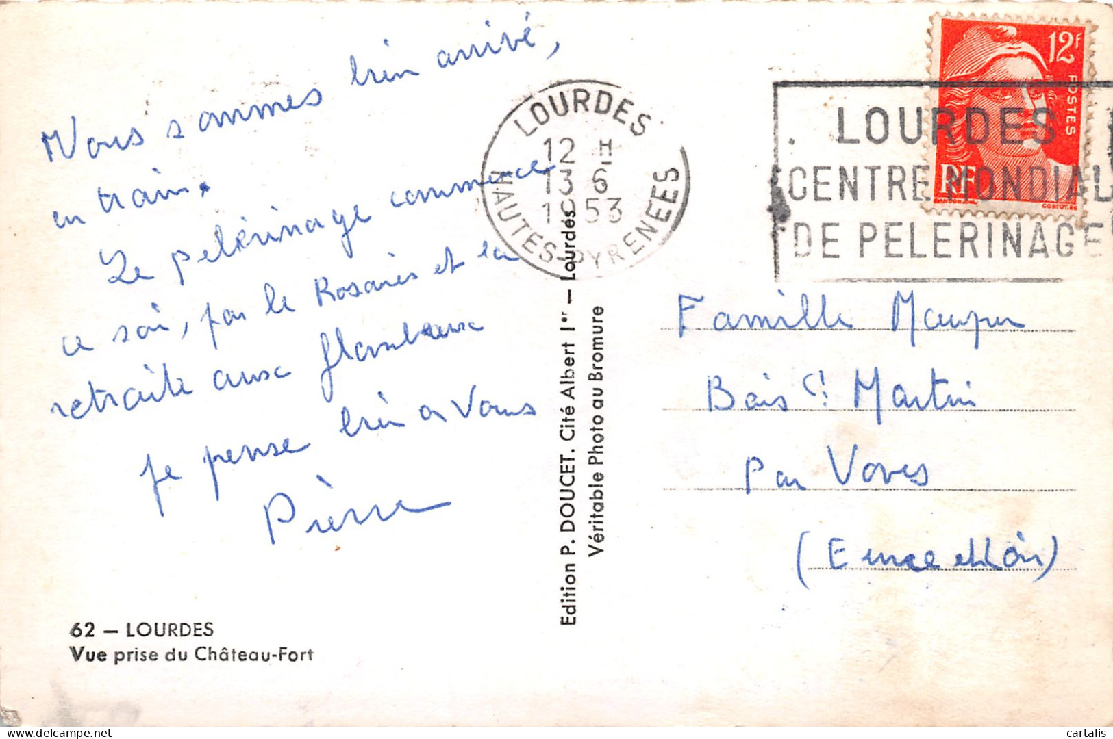 65-LOURDES-N°3820-E/0289 - Lourdes