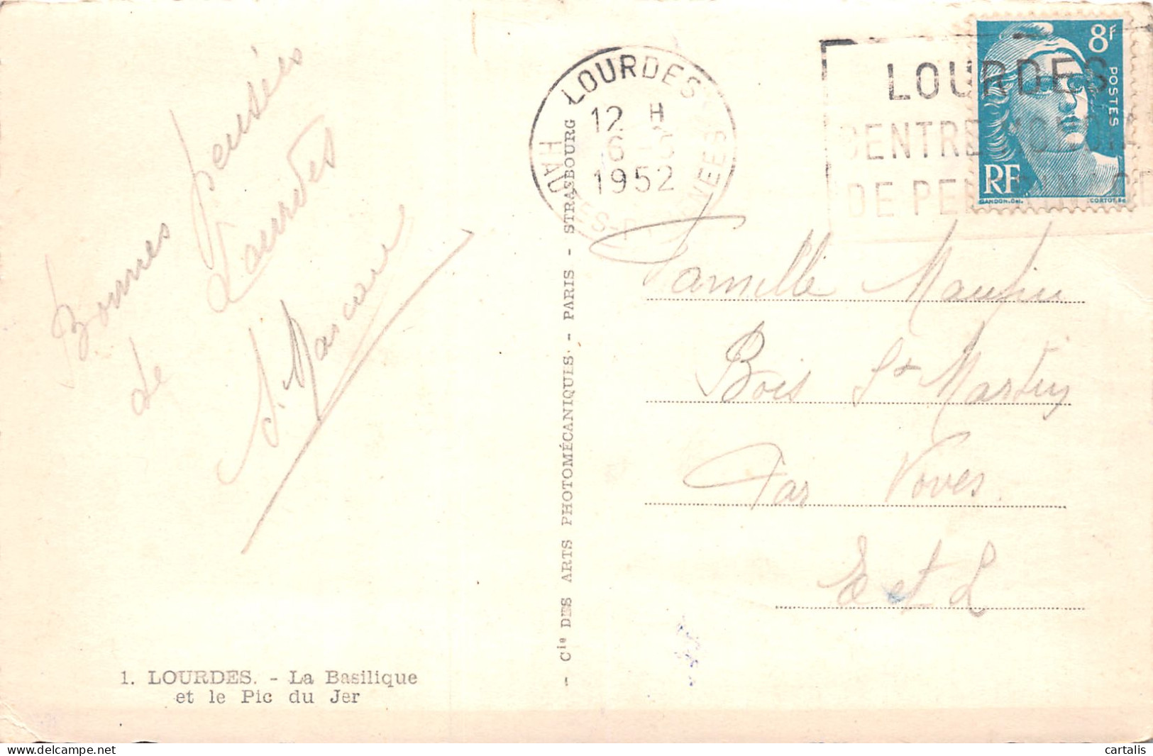 65-LOURDES-N°3820-E/0275 - Lourdes