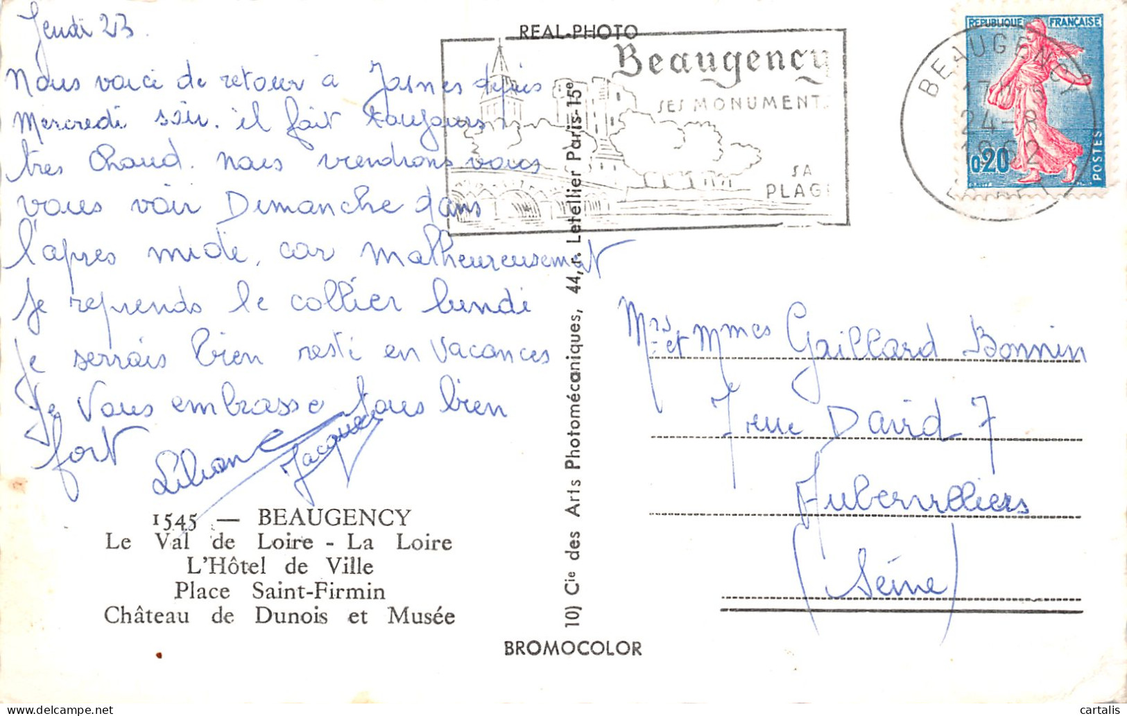 45-BEAUGENCY-N°3820-E/0169 - Beaugency