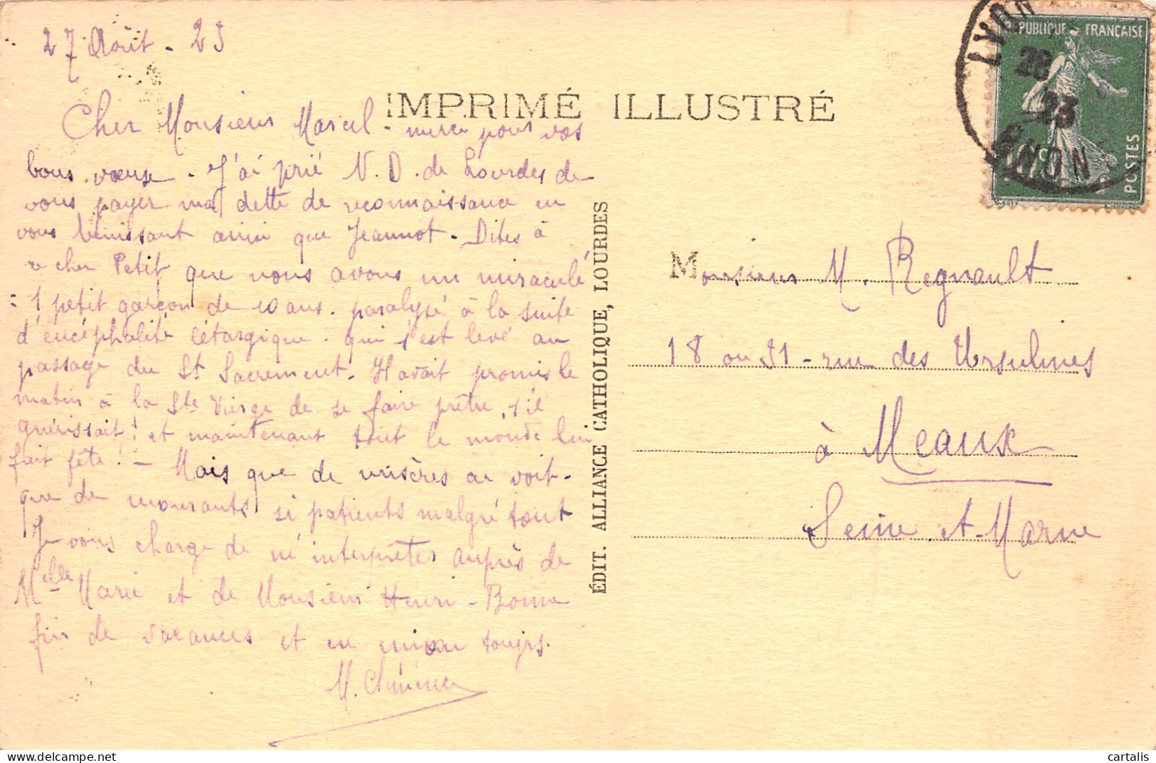 65-LOURDES-N°3820-E/0021 - Lourdes