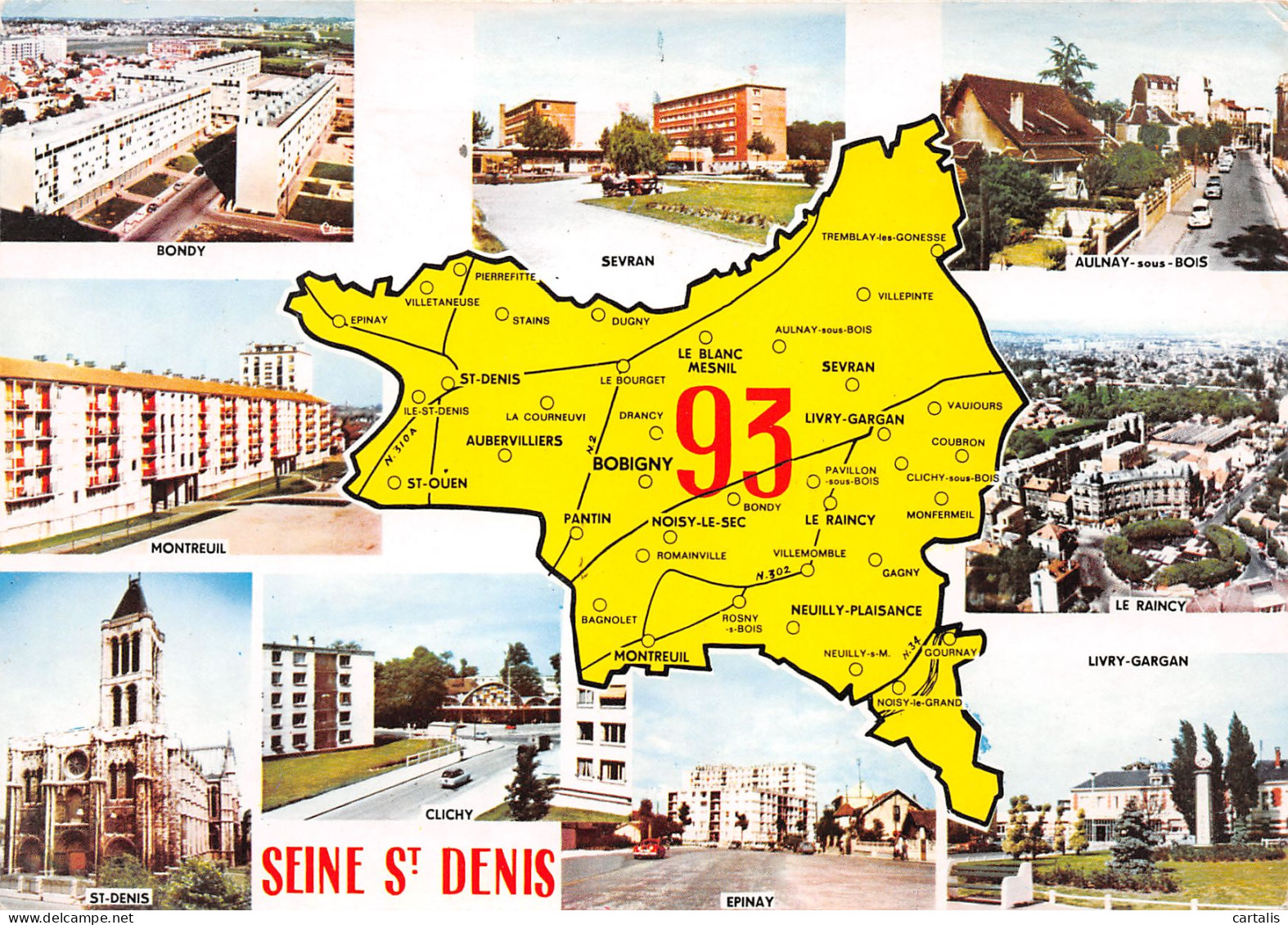 93-SEINE SAINT DENIS-N°3821-D/0389 - Other & Unclassified