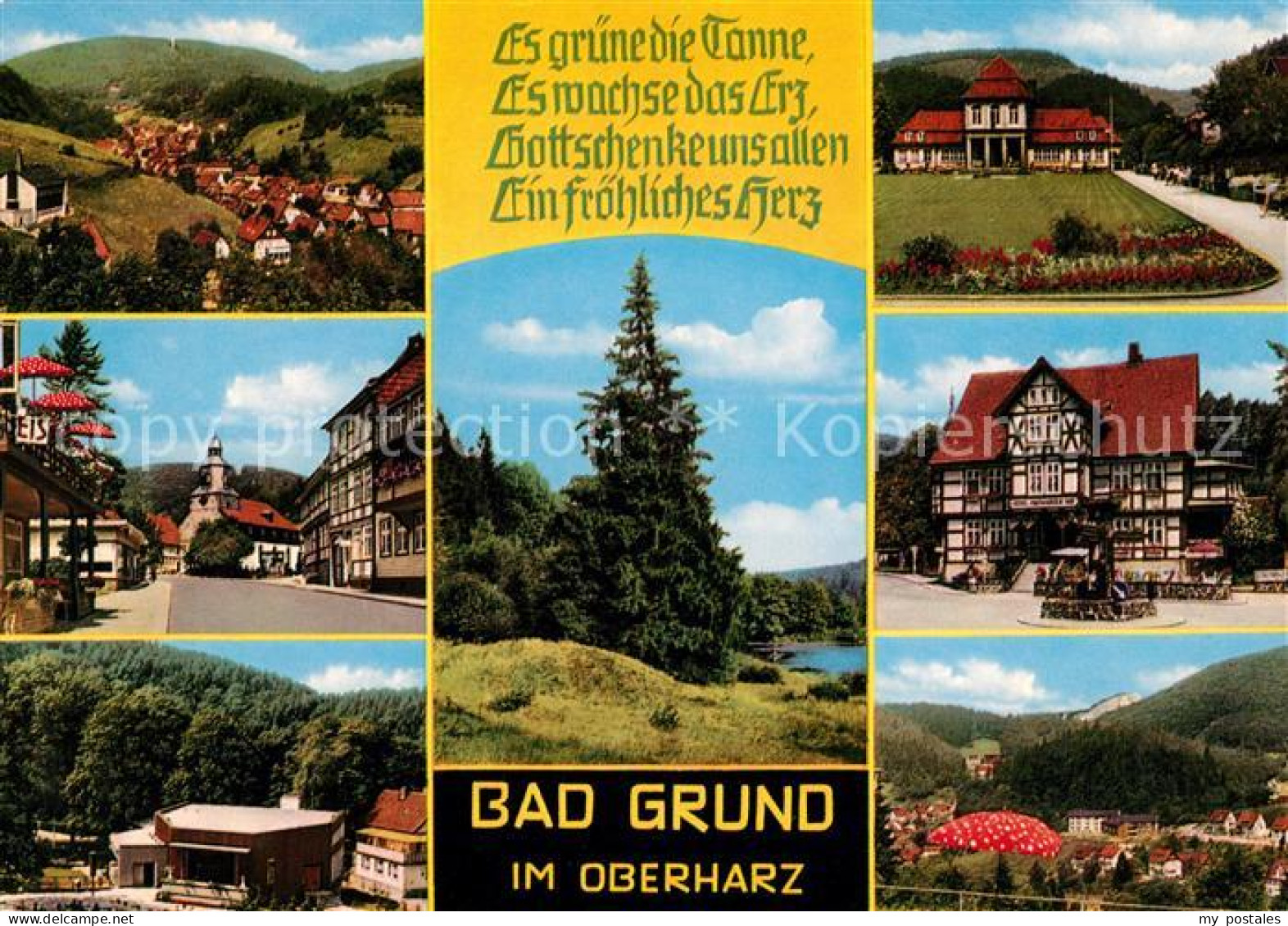 73026575 Bad Grund Panorama Fachwerkhaus Ortsansichten Bad Grund - Autres & Non Classés