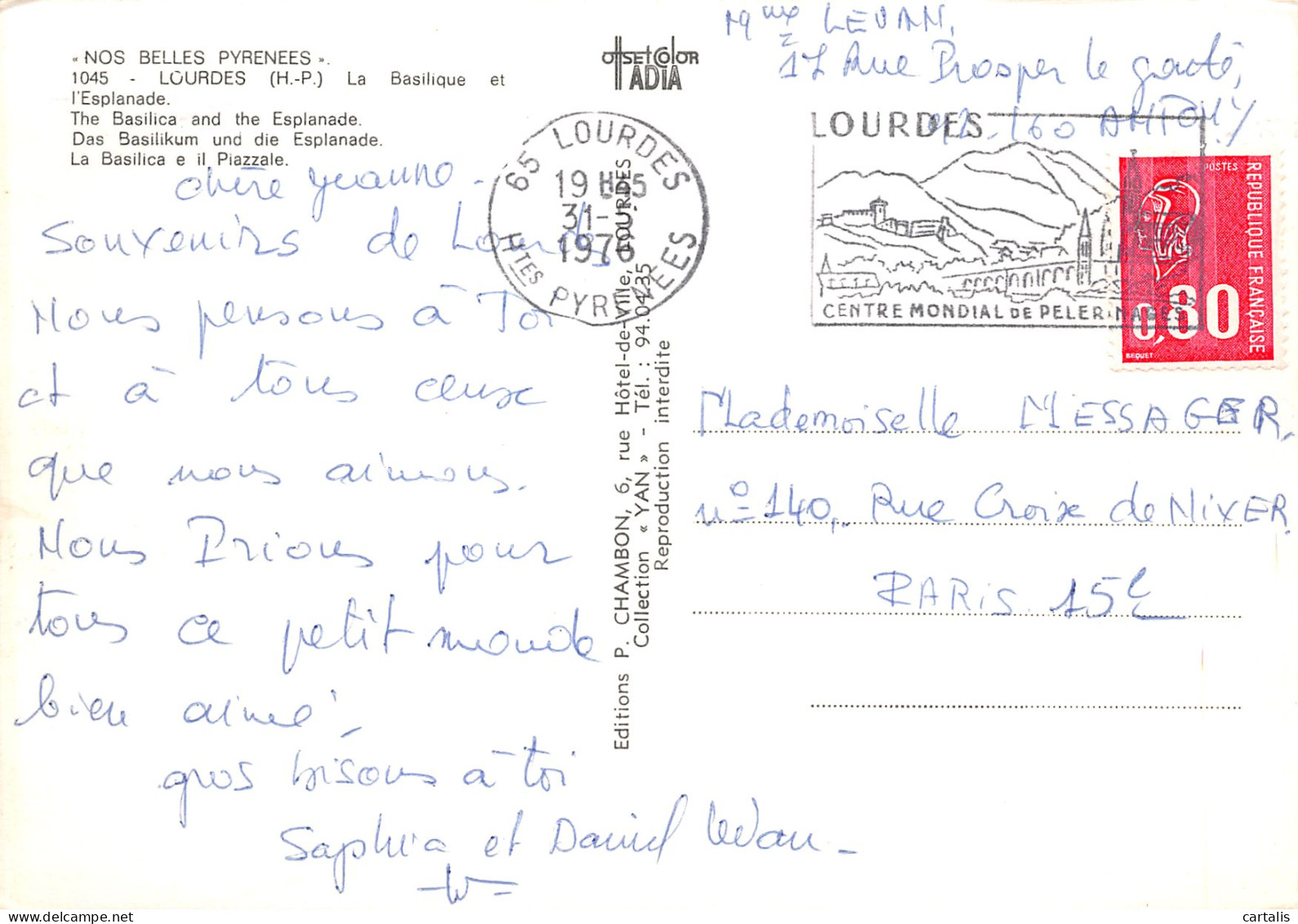 65-LOURDES-N°3821-D/0221 - Lourdes