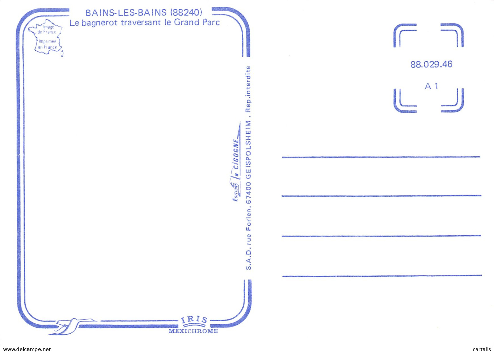 88-BAINS LES BAINS-N°3821-D/0131 - Bains Les Bains