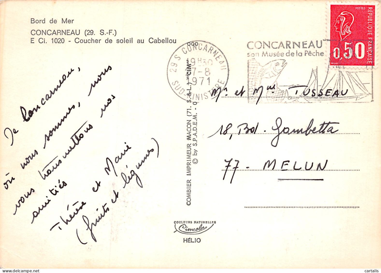 29-CONCARNEAU-N°3821-D/0083 - Concarneau