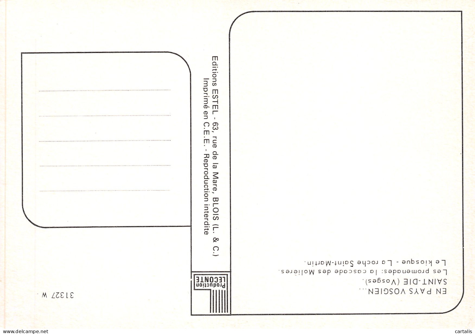 88-SAINT DIE-N°3821-D/0025 - Saint Die