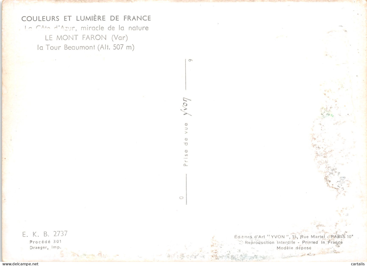 83-LE MONT FARON-N°3821-C/0267 - Andere & Zonder Classificatie